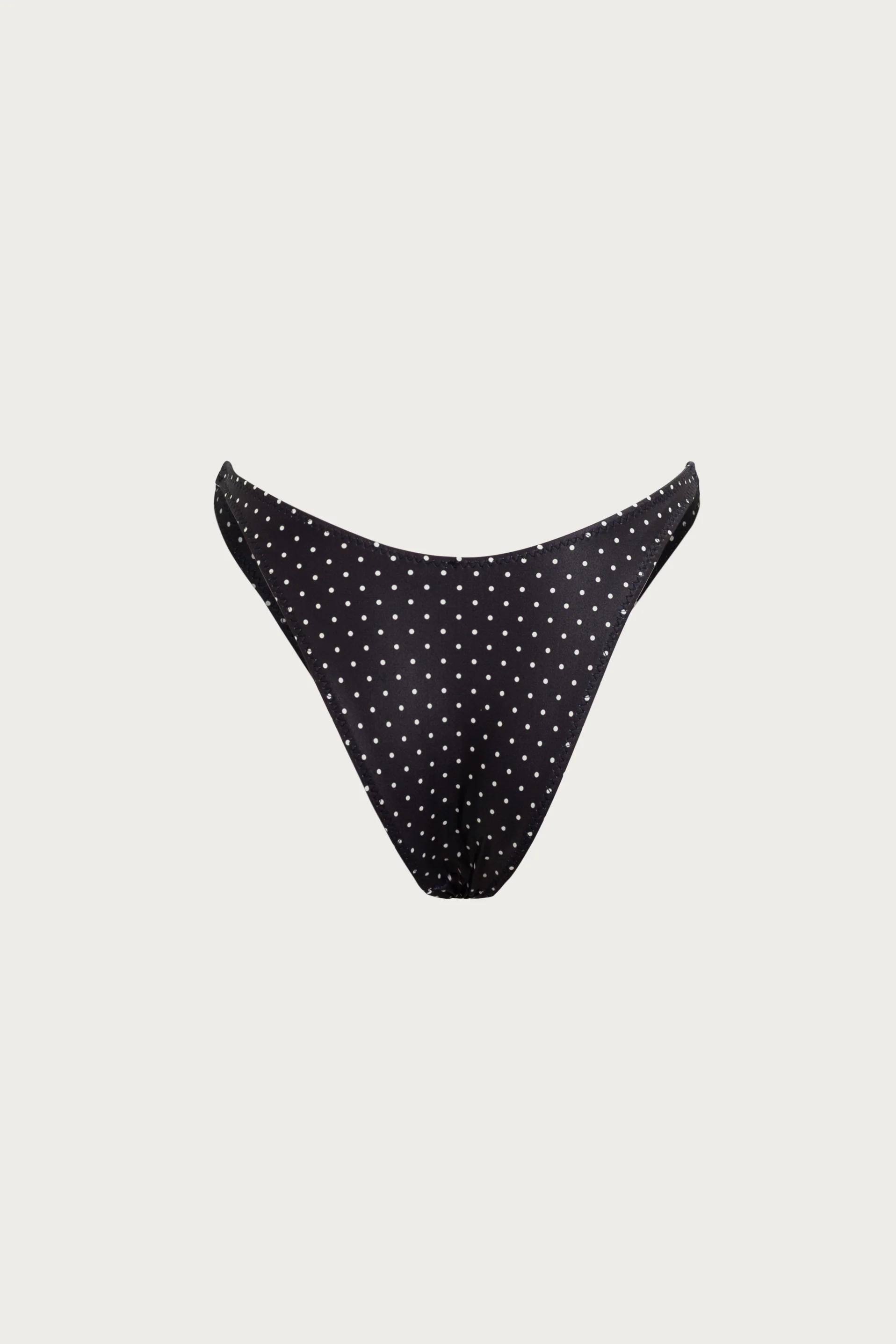 90s Bottom (Black Cream Polka Dot) - Image 2