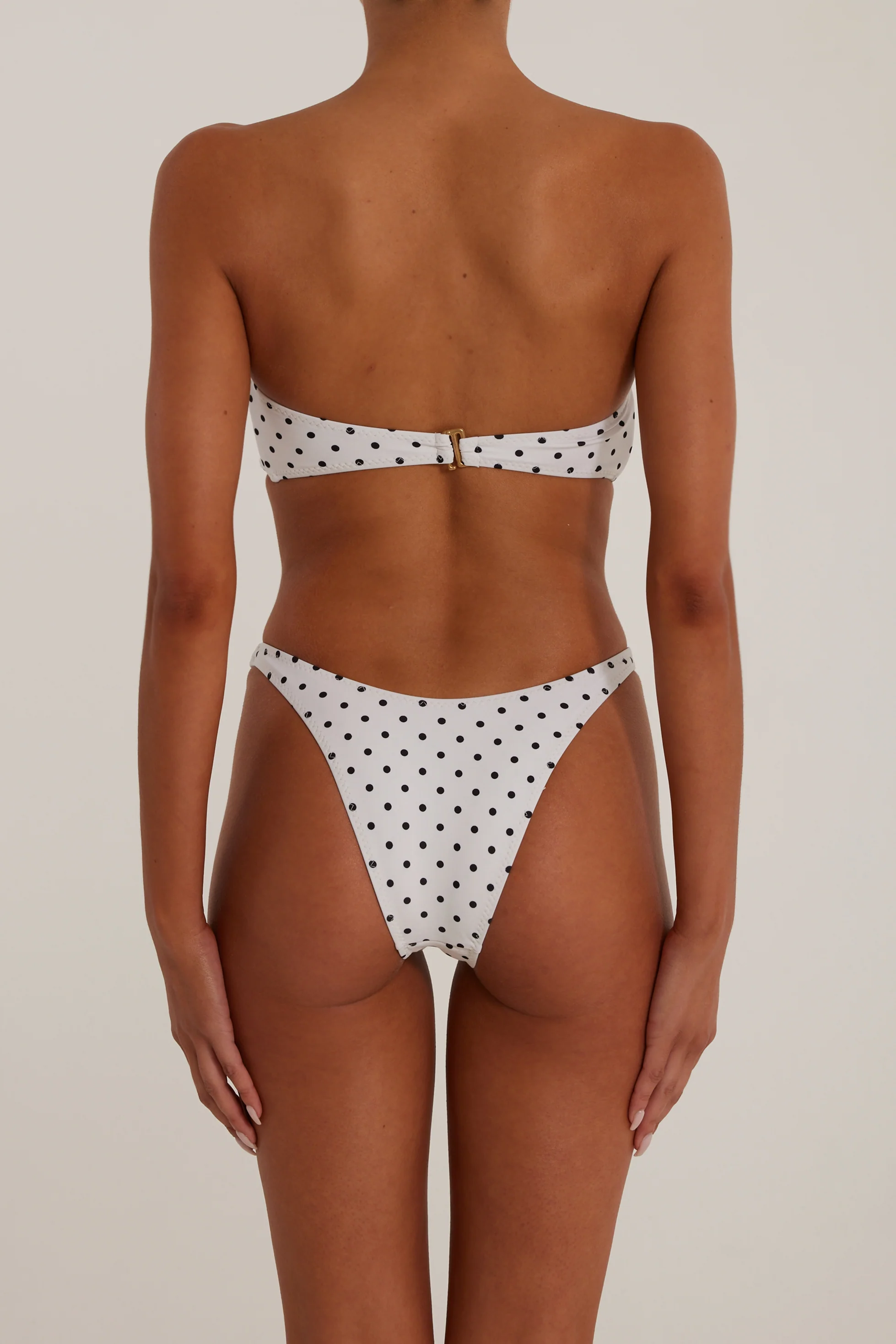 90s Bottom (Cream Black Polka Dot) - Image 4