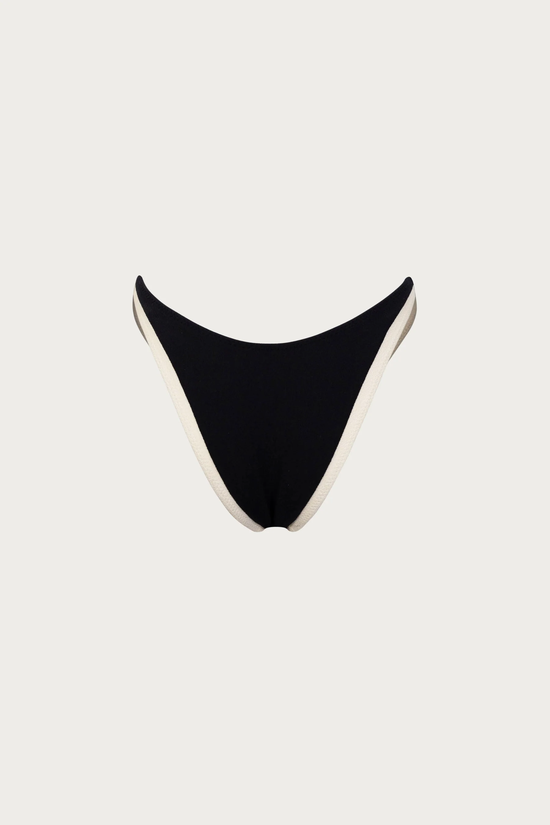 90s Bottom (Faux Suede Black/Cream) - Image 5