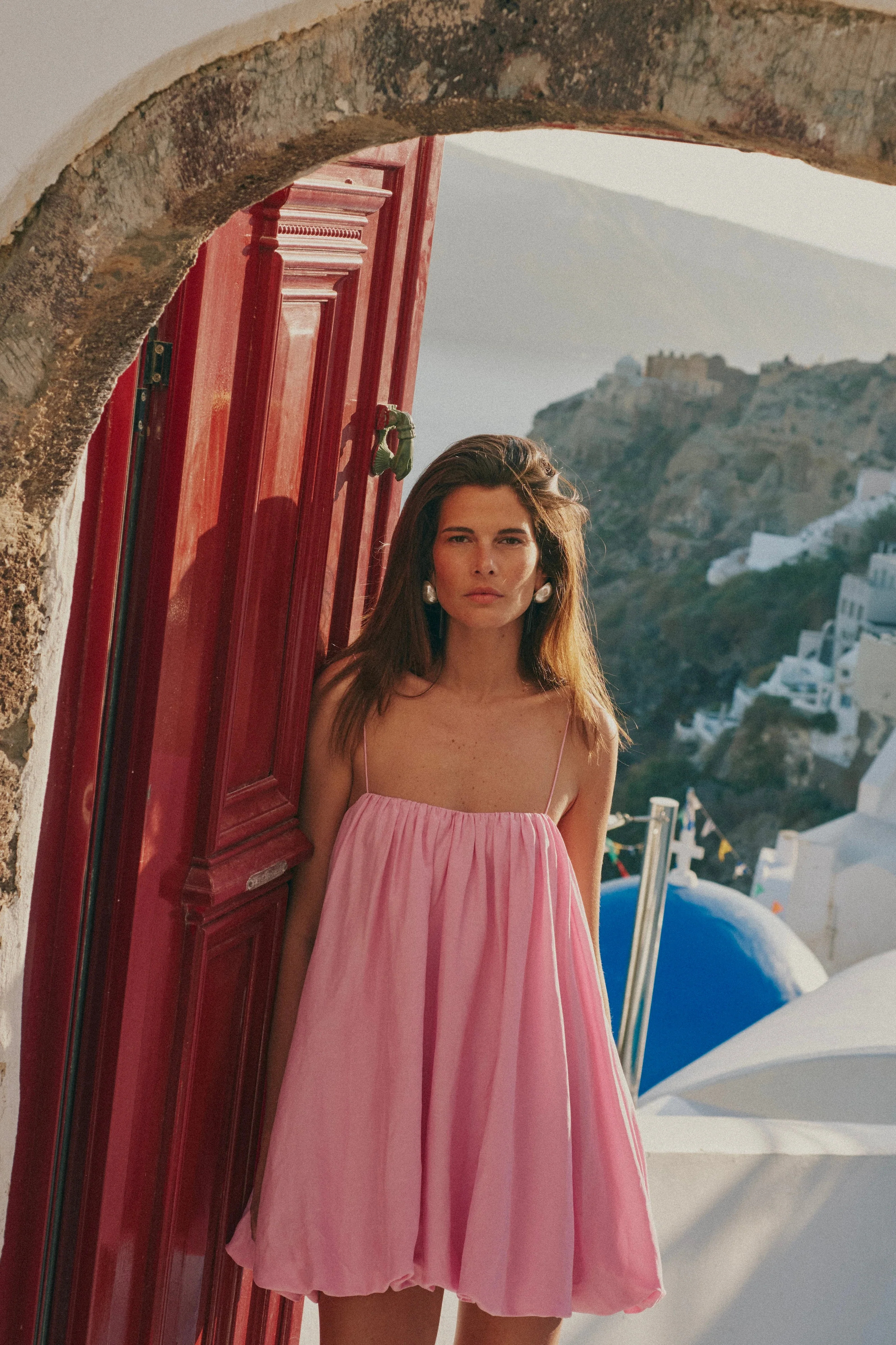 Bubble Mini Dress (Lilac Pink) - Image 2