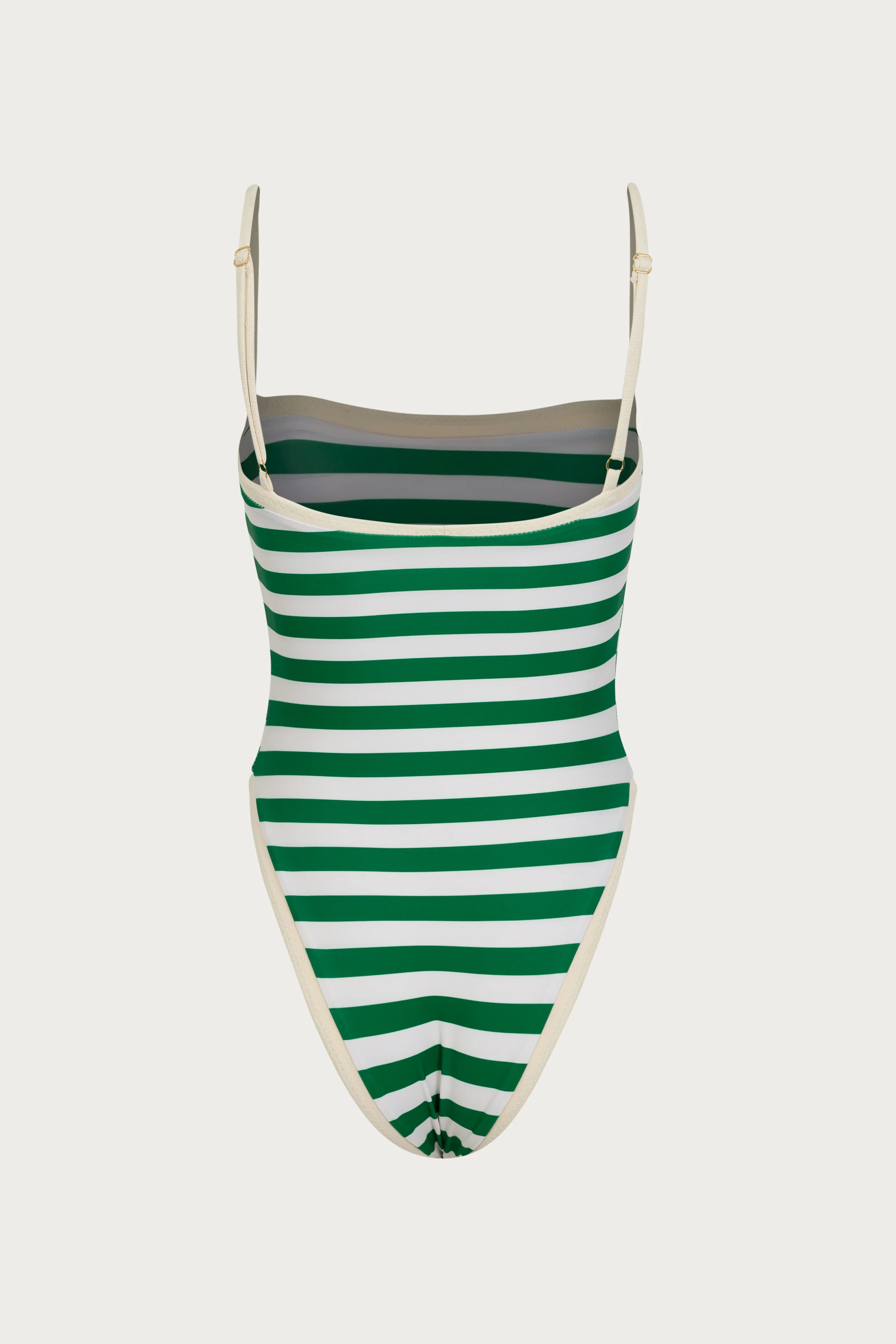 Colorblock One Piece (Green Stripe) - Image 6