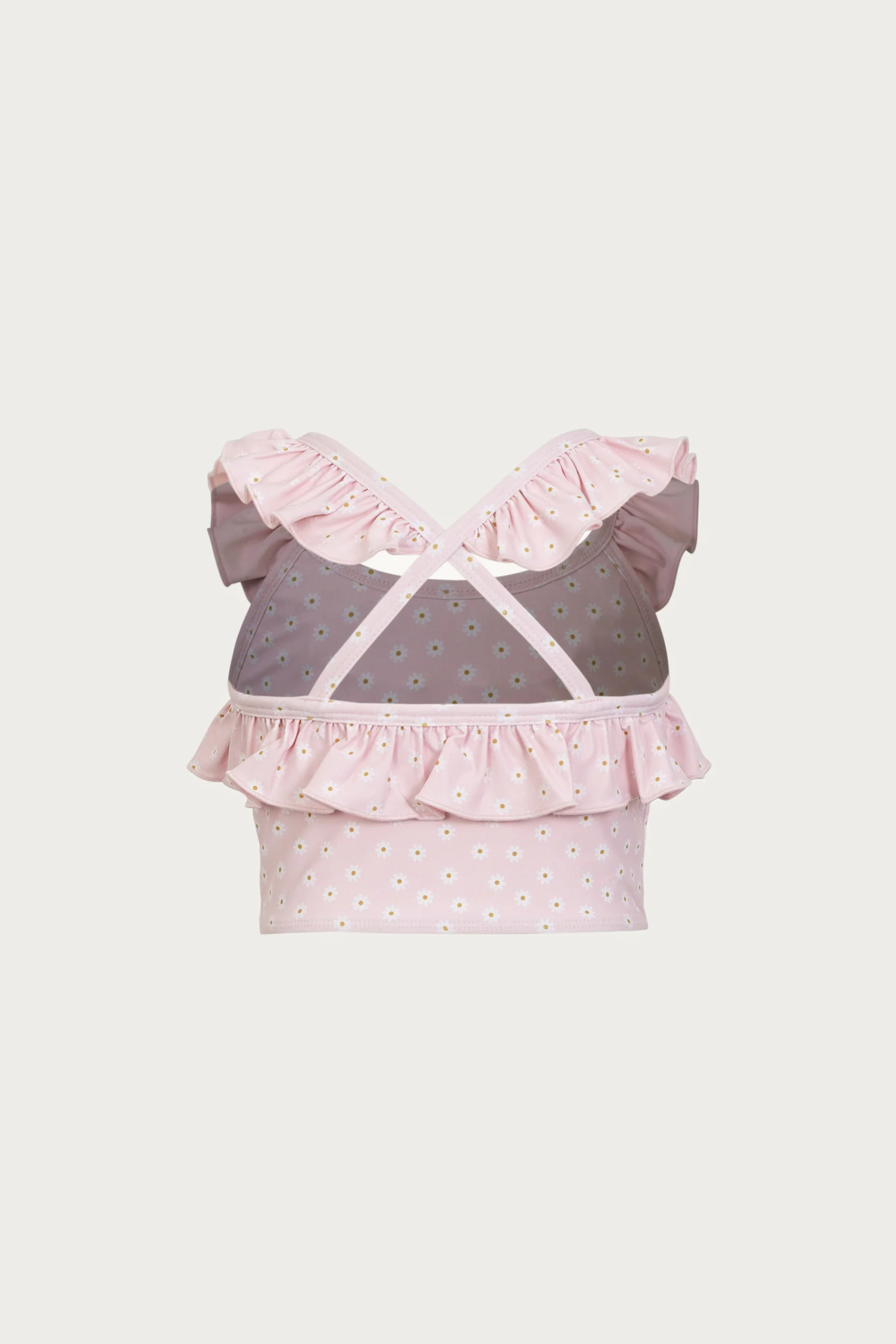 flounce tankini (pink daisy) - Image 2
