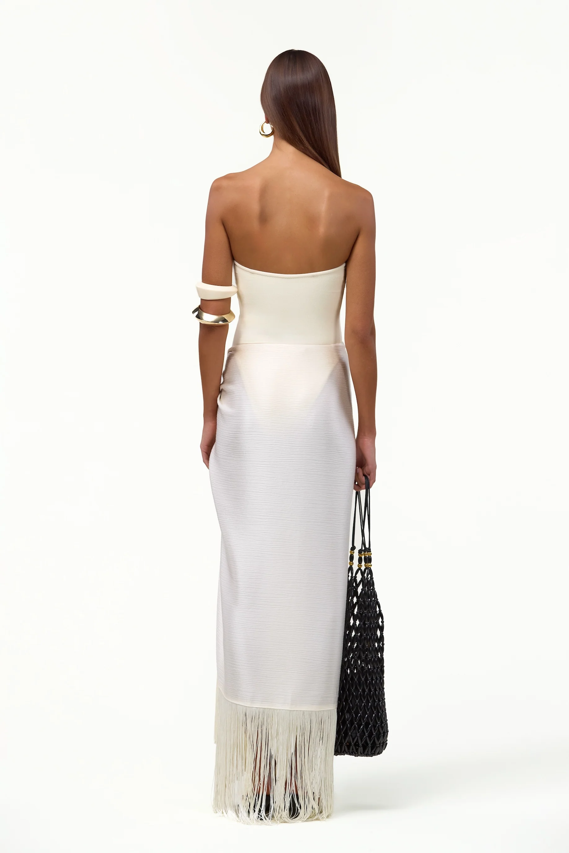 Fringe Sarong (Cream) - Image 7