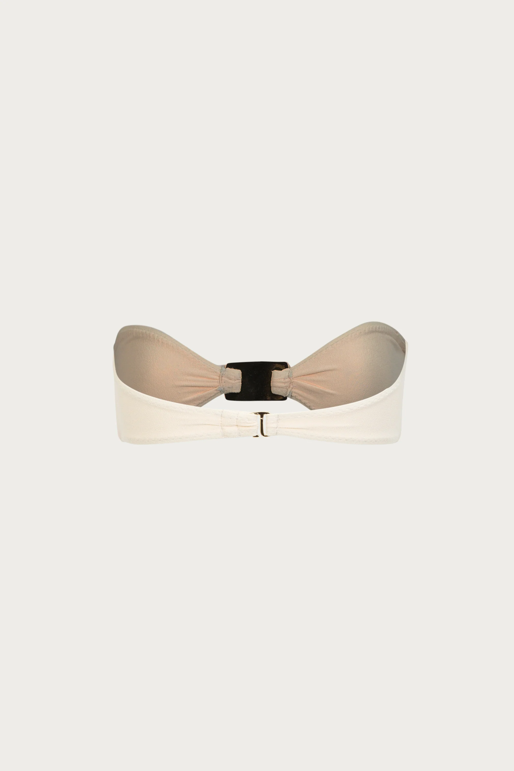 Hammer Bandeau Top (Faux Suede Cream) - Image 6