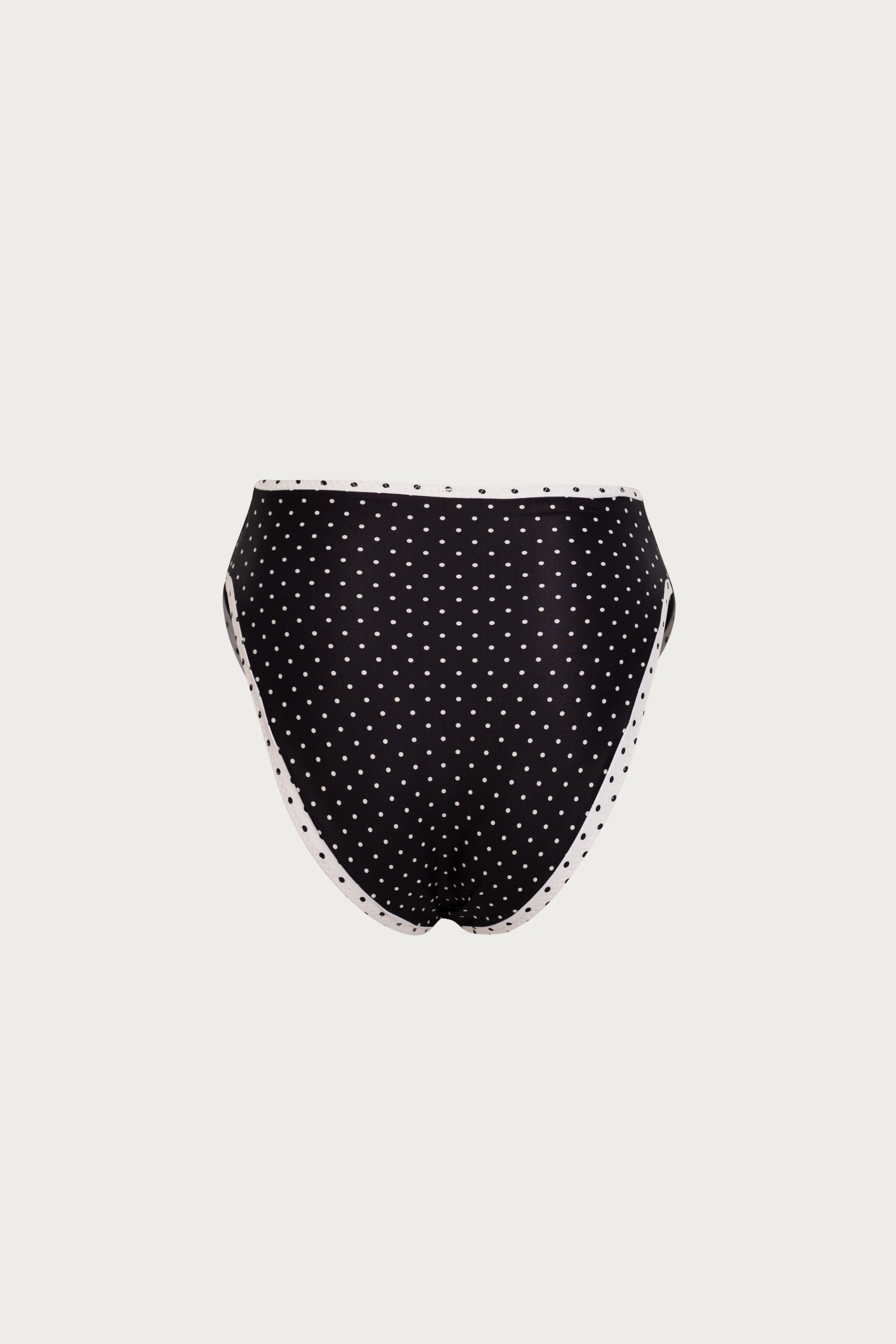 High Rise Bottom (Black Cream Polka Dot/Cream) - Image 2