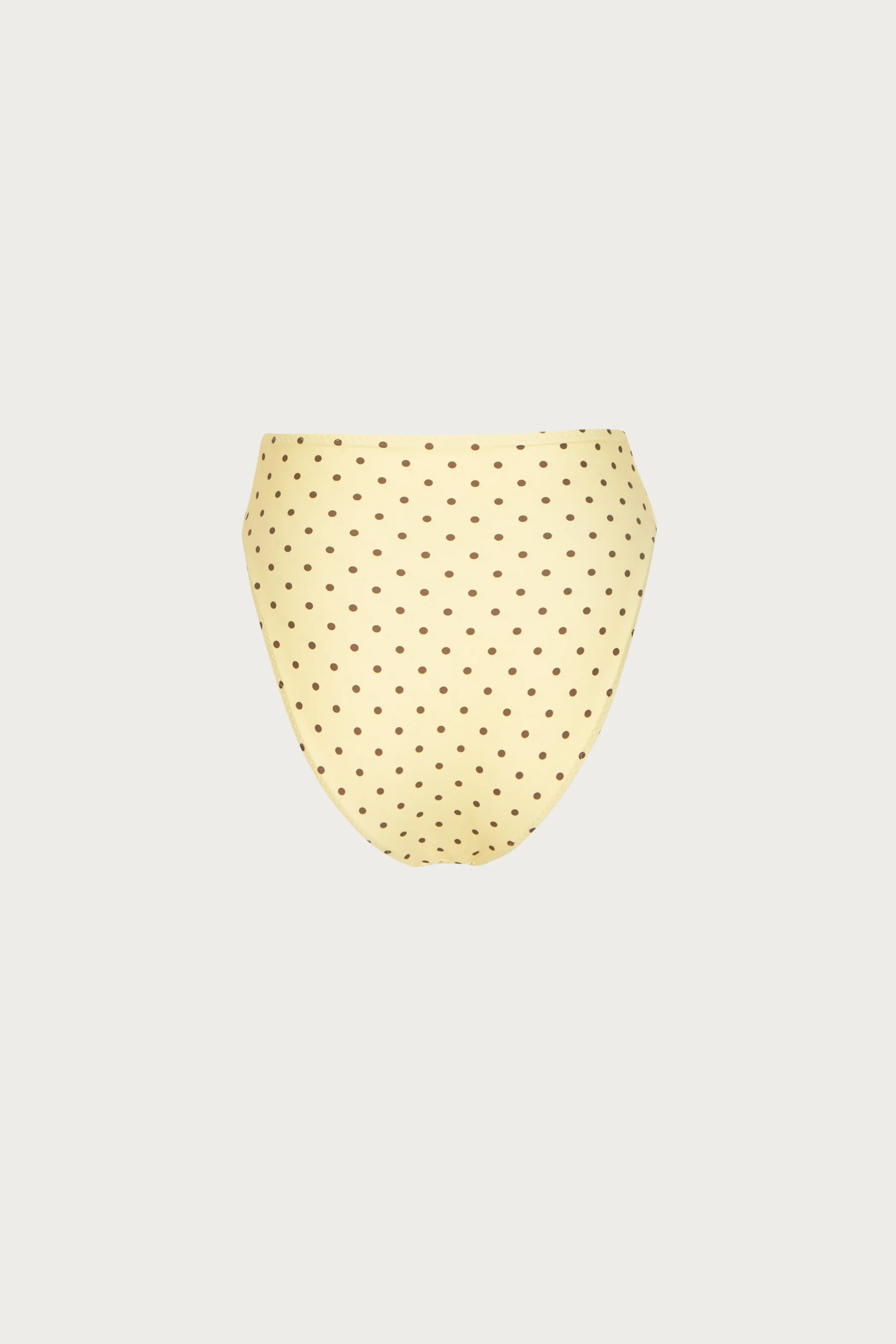 High Rise Bottom (Yellow Brown Polka Dot) - Image 5