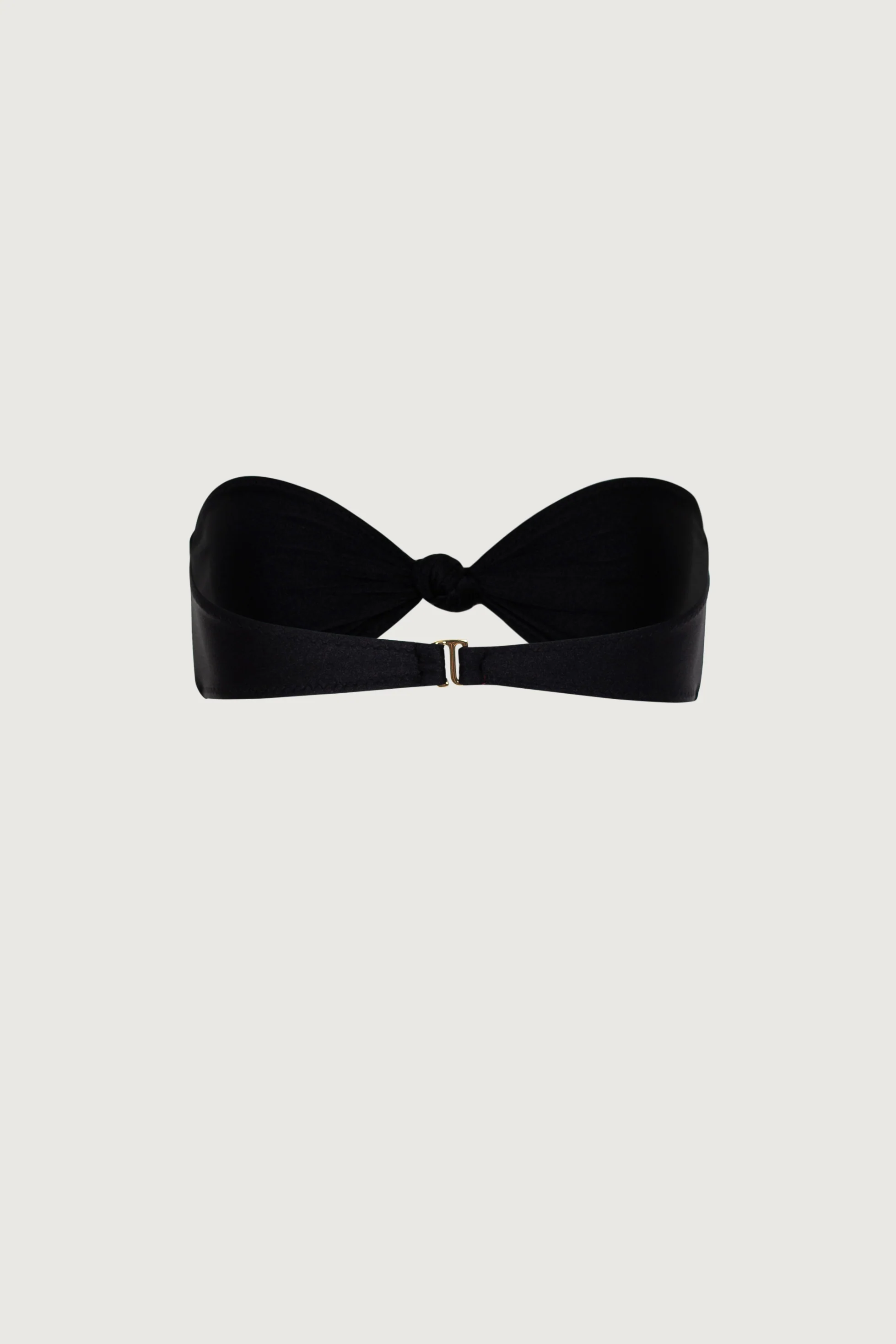 Knotted Bandeau Top (Black) - Image 5