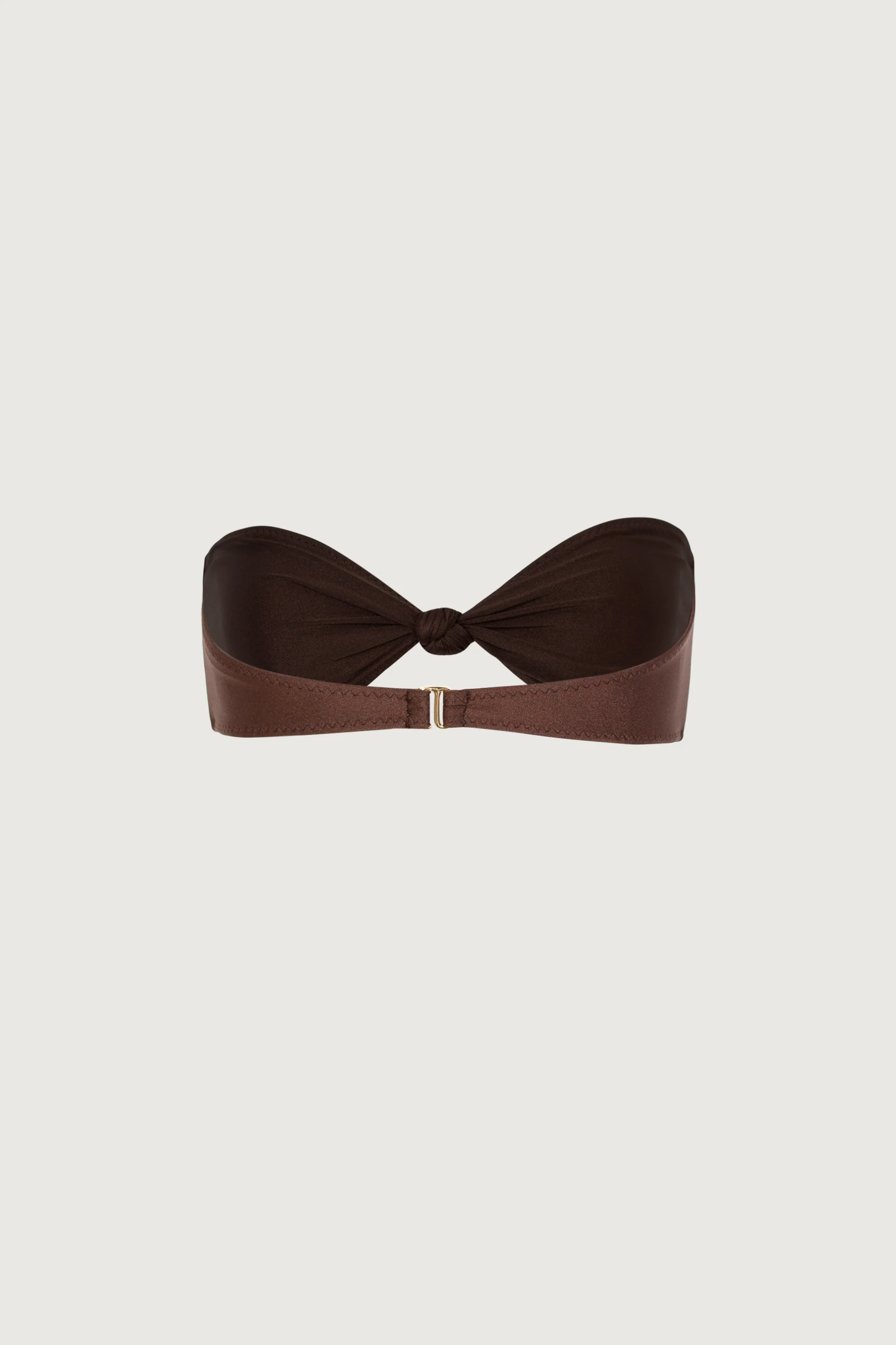 Knotted Bandeau Top (Chocolate Brown) - Image 5