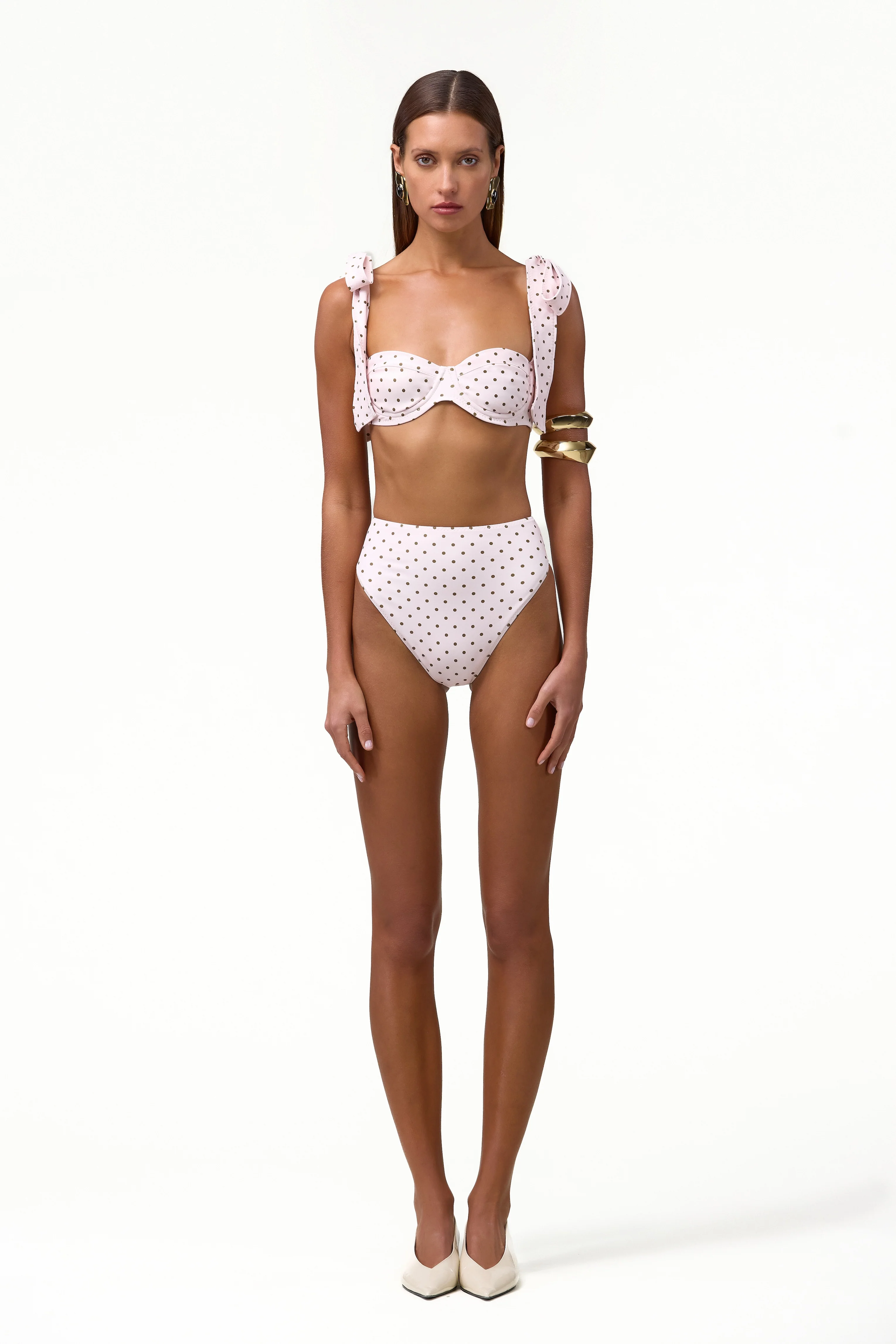 Lady Bra (Pink Brown Polka Dot) - Image 4