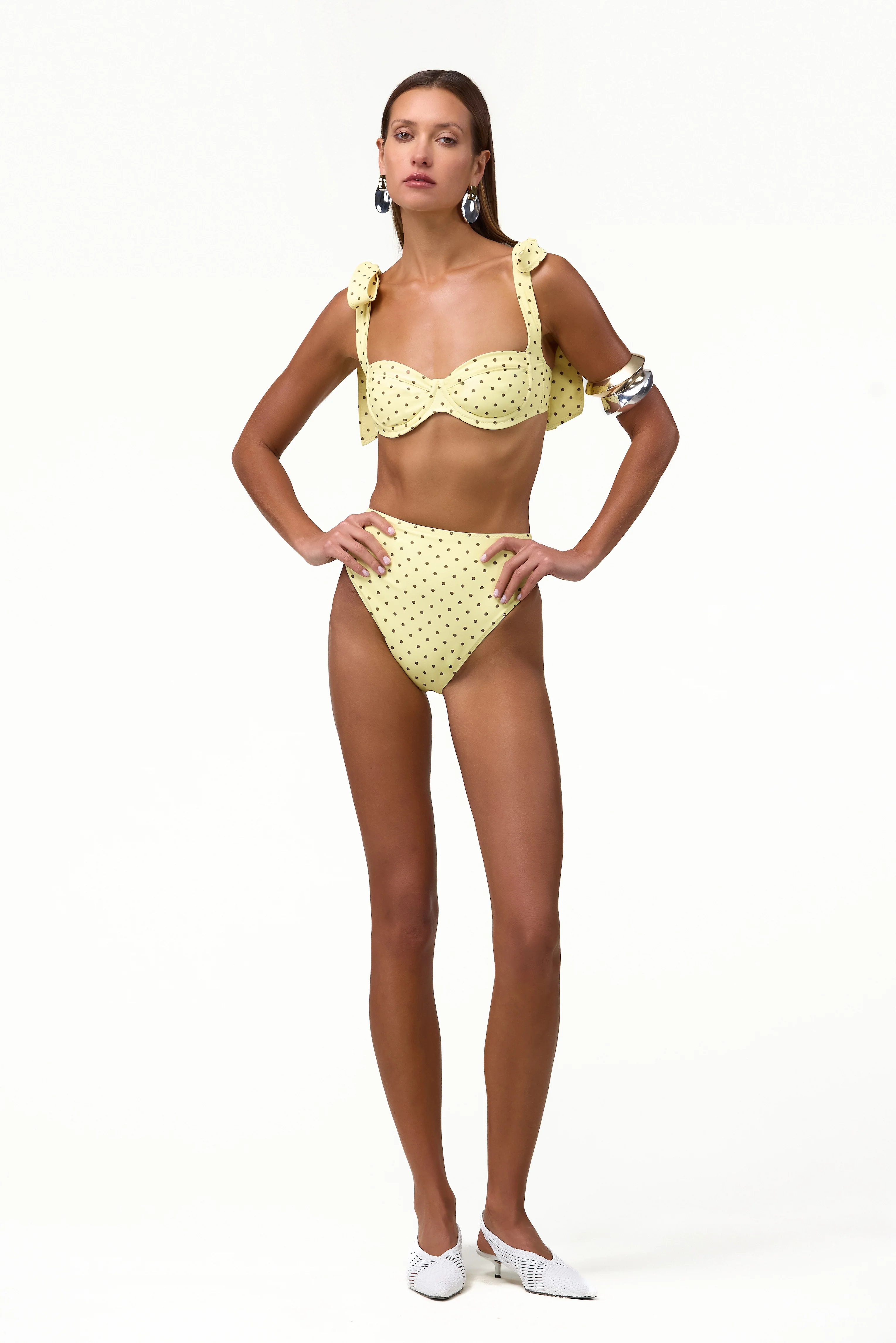 Lady Bra (Yellow Brown Polka Dot) - Image 3