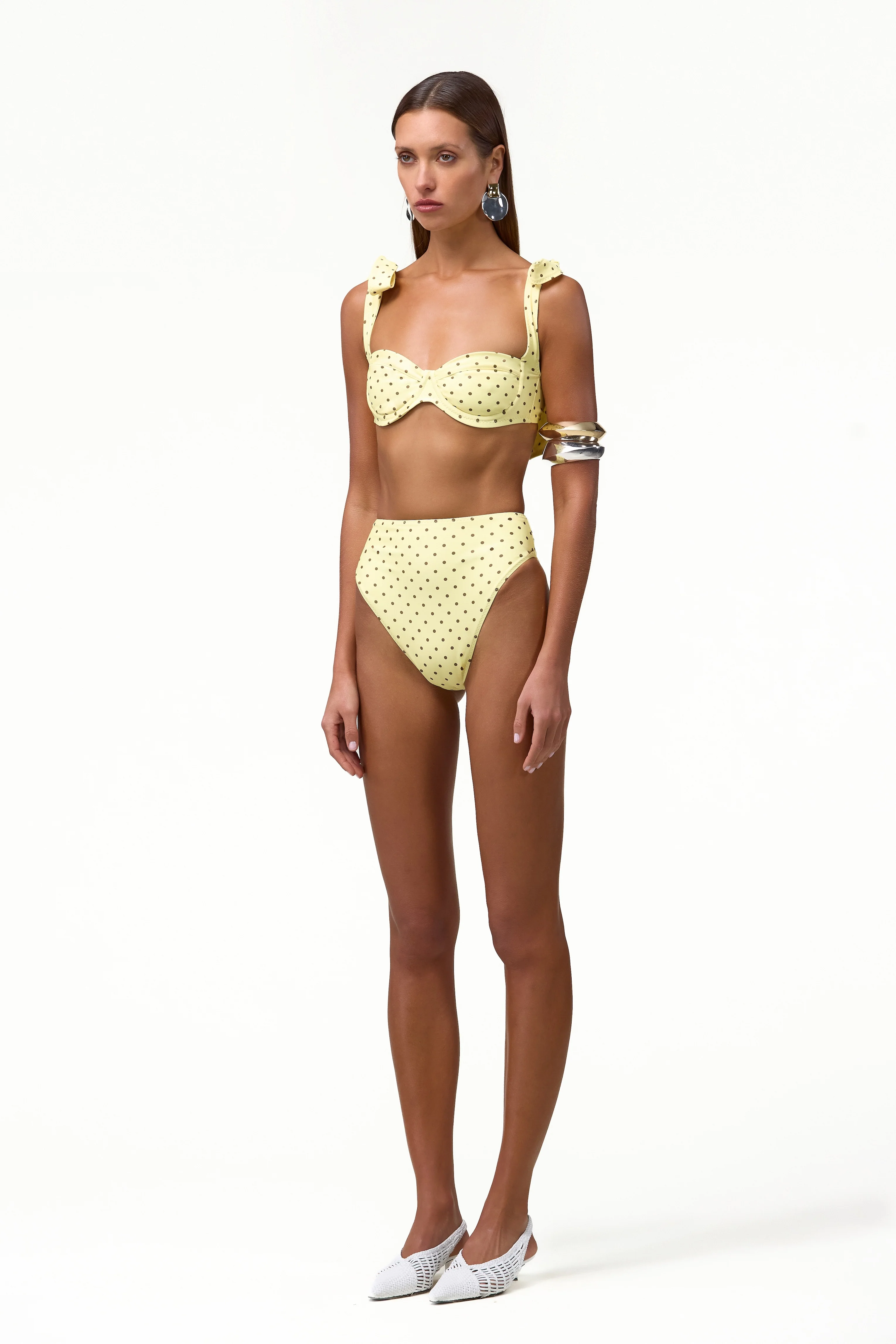 Lady Bra (Yellow Brown Polka Dot) - Image 4