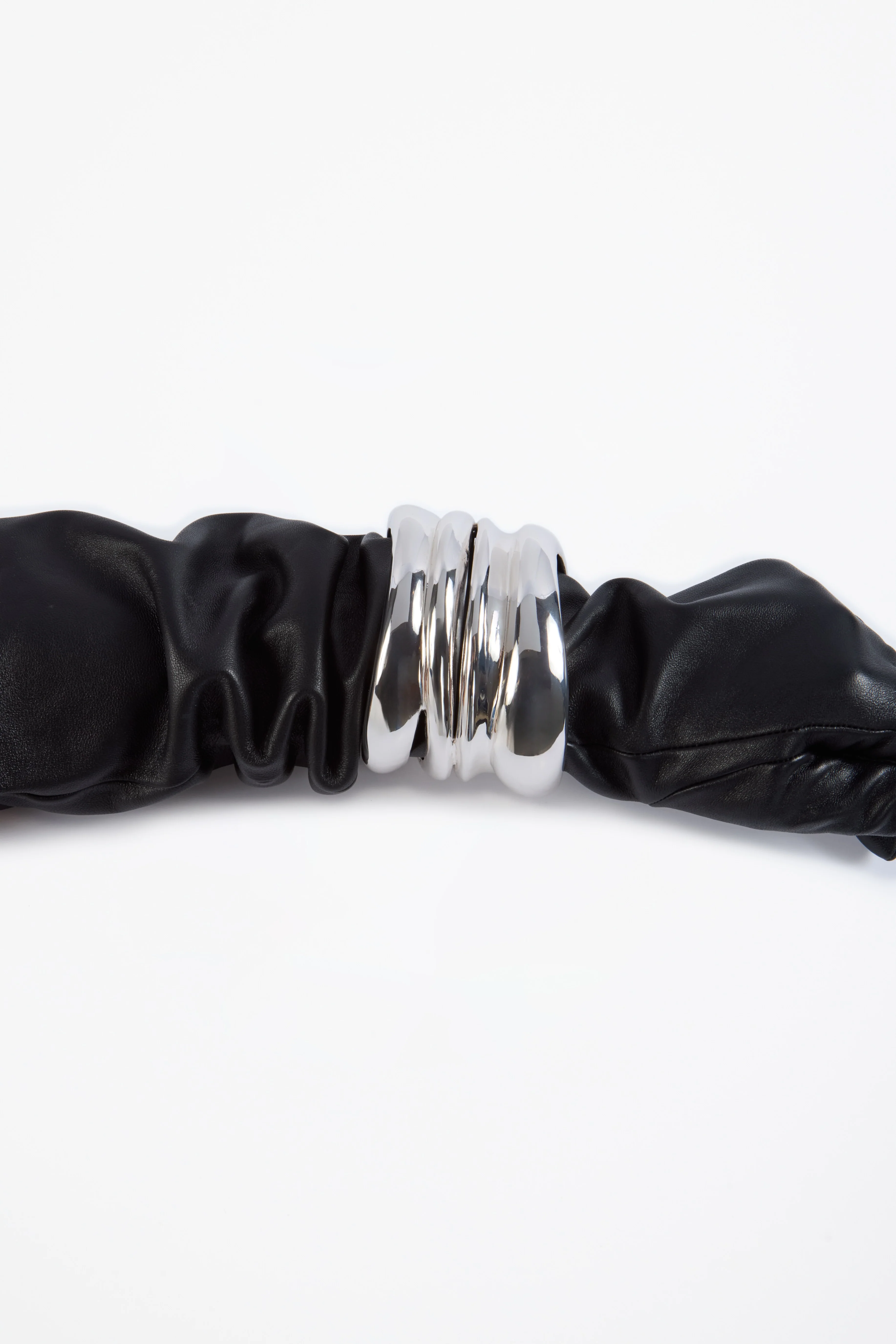 Layered Tower Bangle (Silver) - Image 5