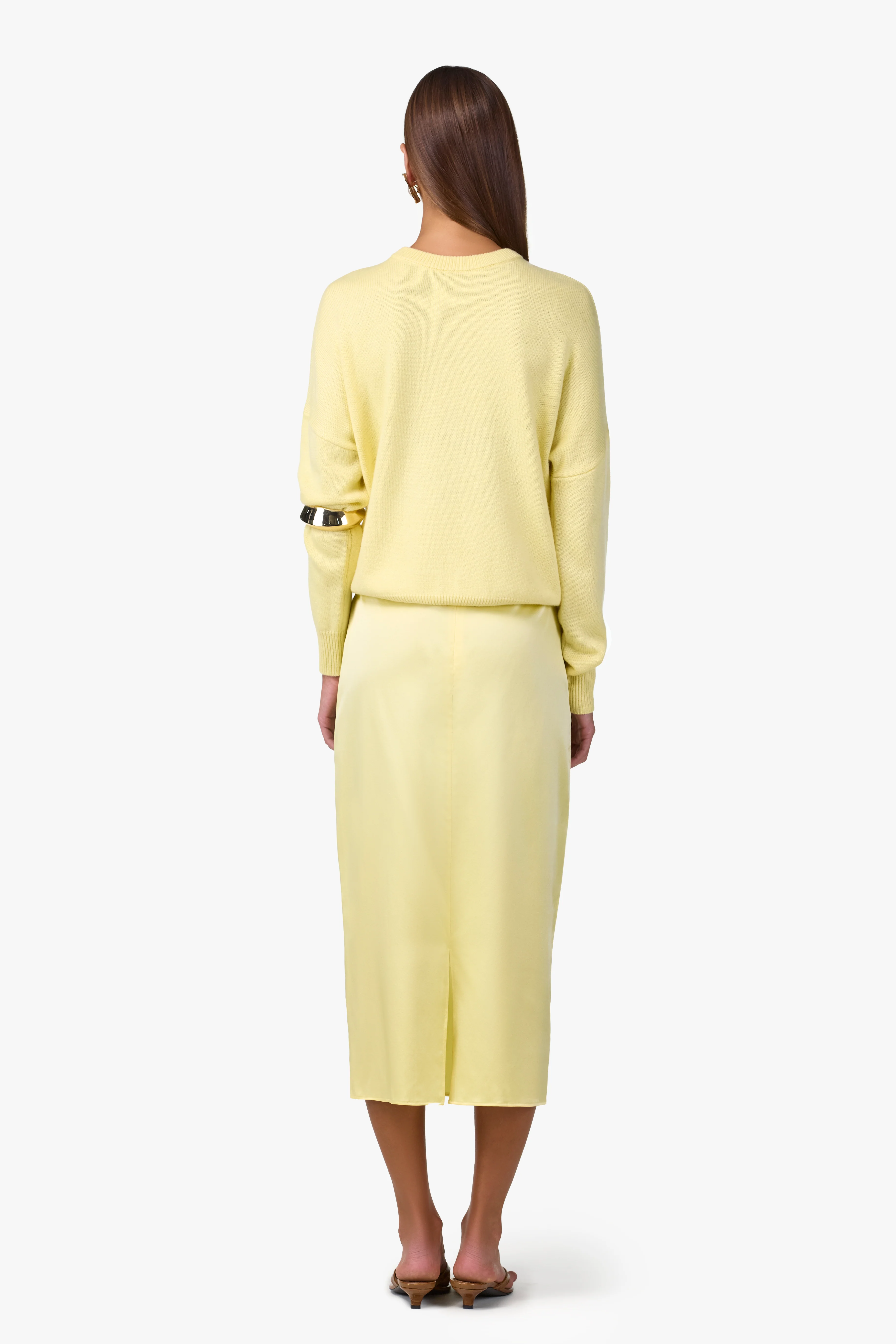 Lightweight Crewneck Sweater (Butter Yellow) - Image 6