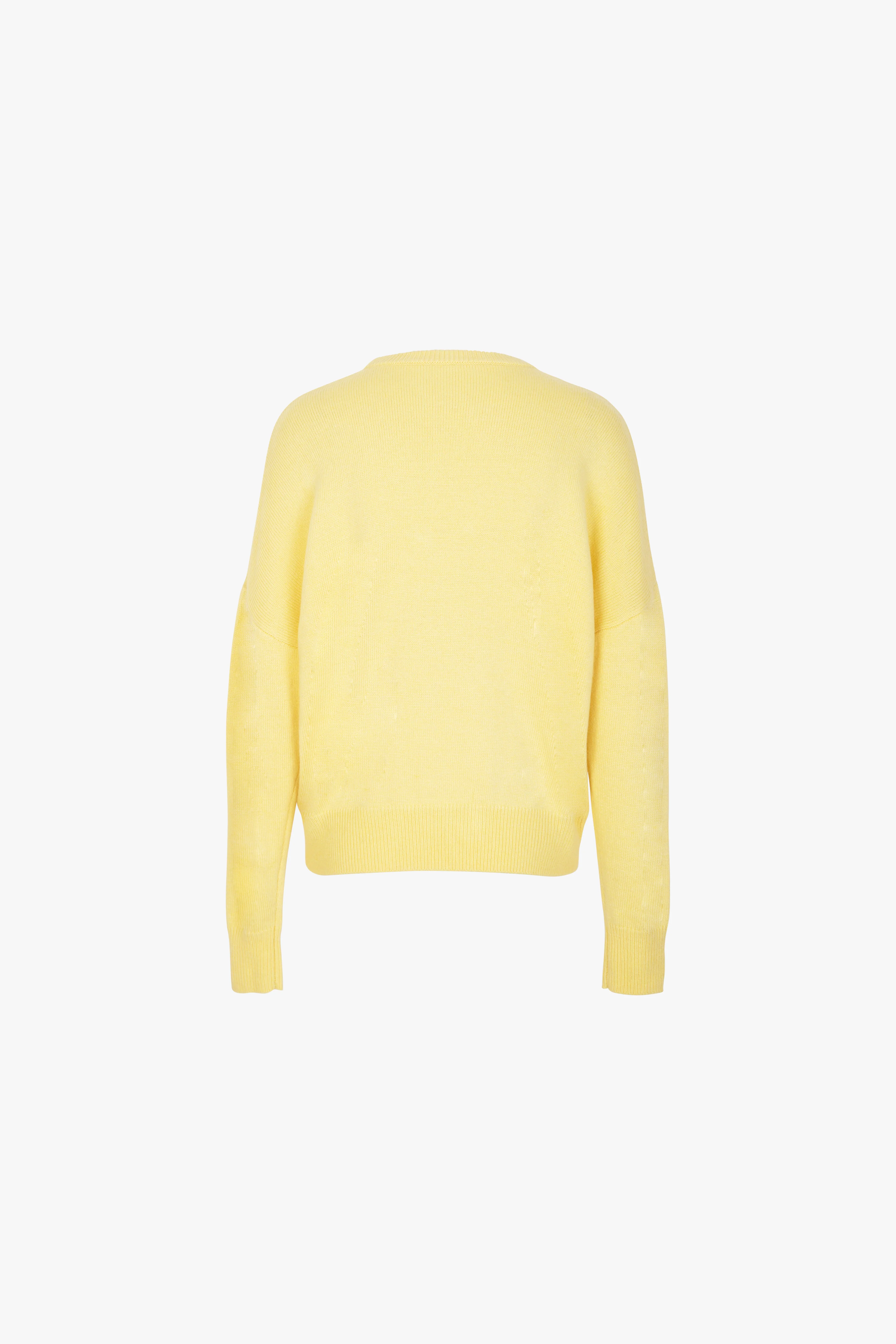 Lightweight Crewneck Sweater (Butter Yellow) - Image 7