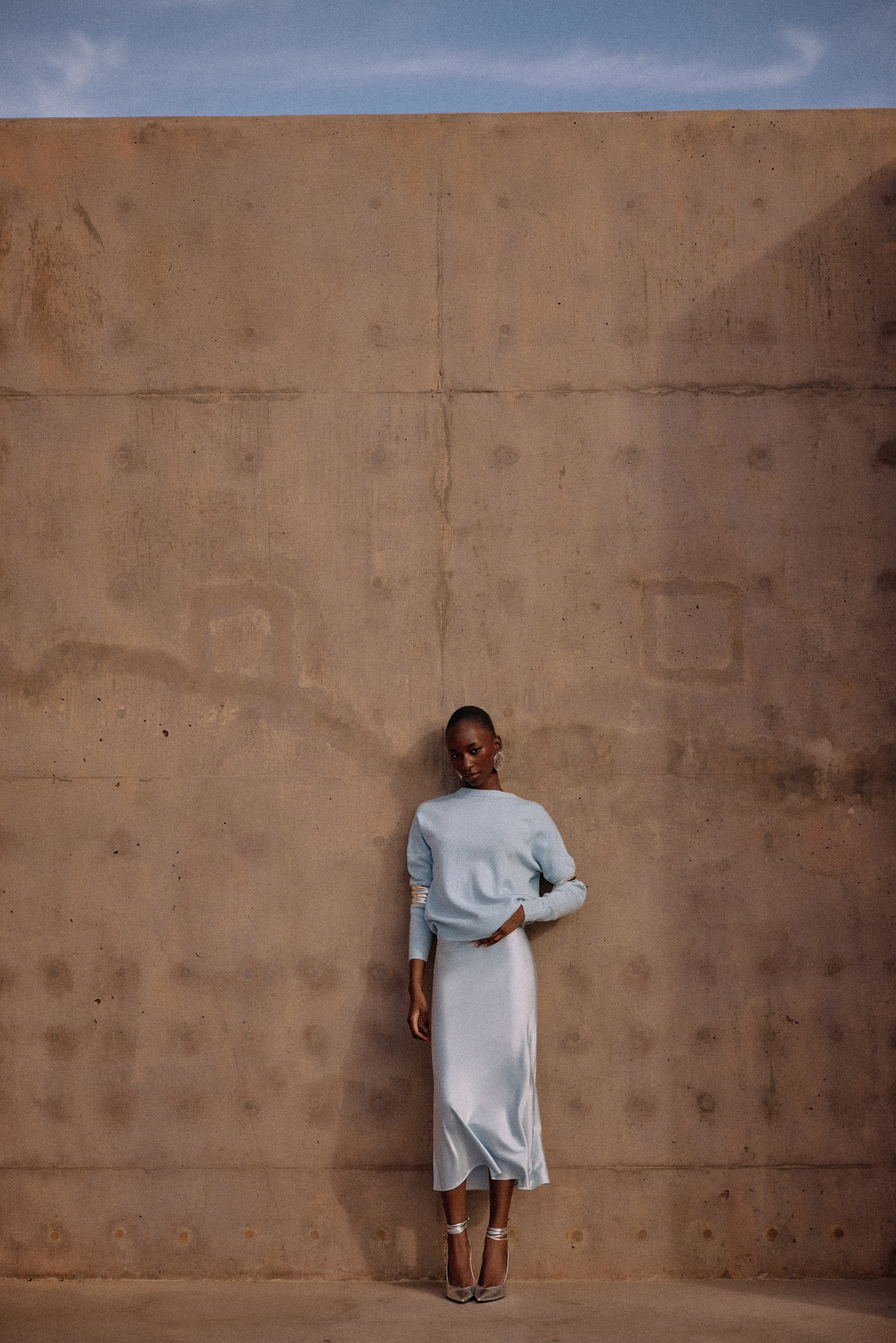 Lightweight Crewneck Sweater (Pale Blue) - Image 4