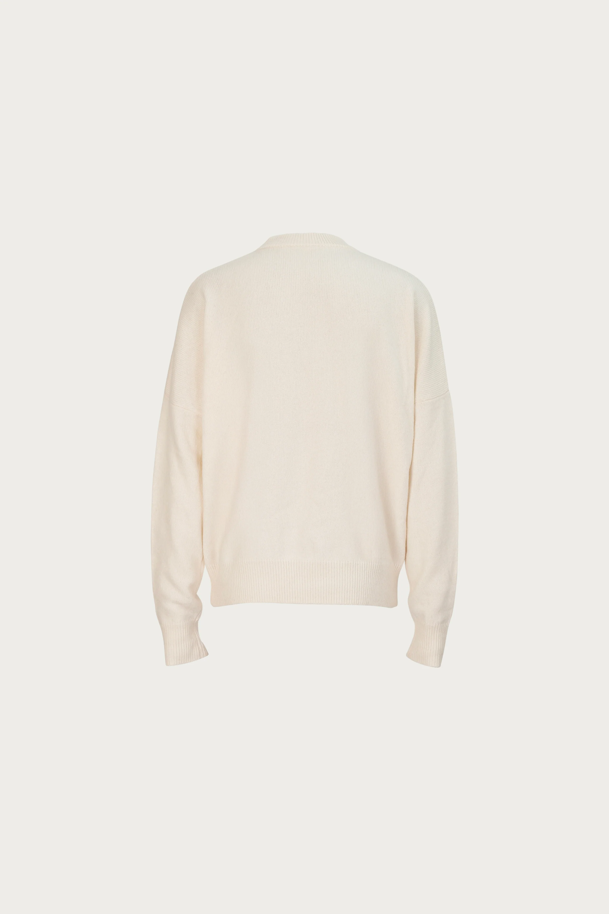 Lightweight Wool Sweater (Cream) - Image 5