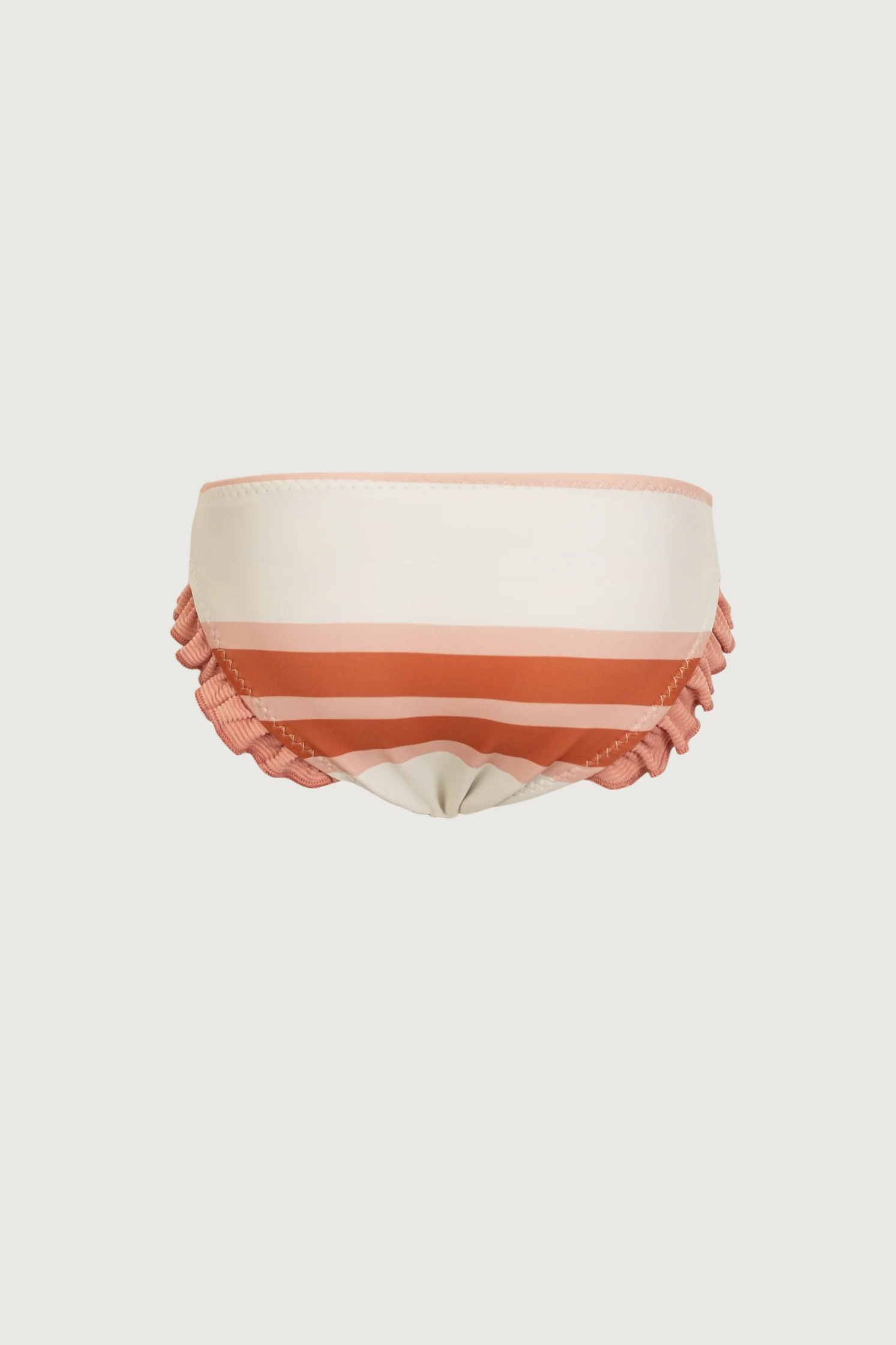 ruffle brief bottom (cream camel blush stripe/blush) - Image 3