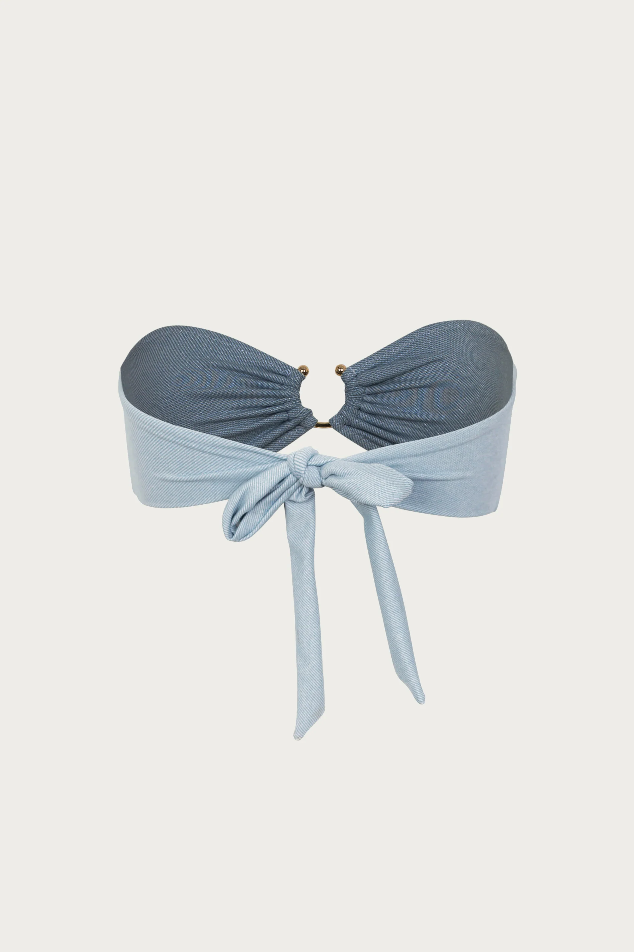Pierced Bandeau Top (Denim) - Image 3