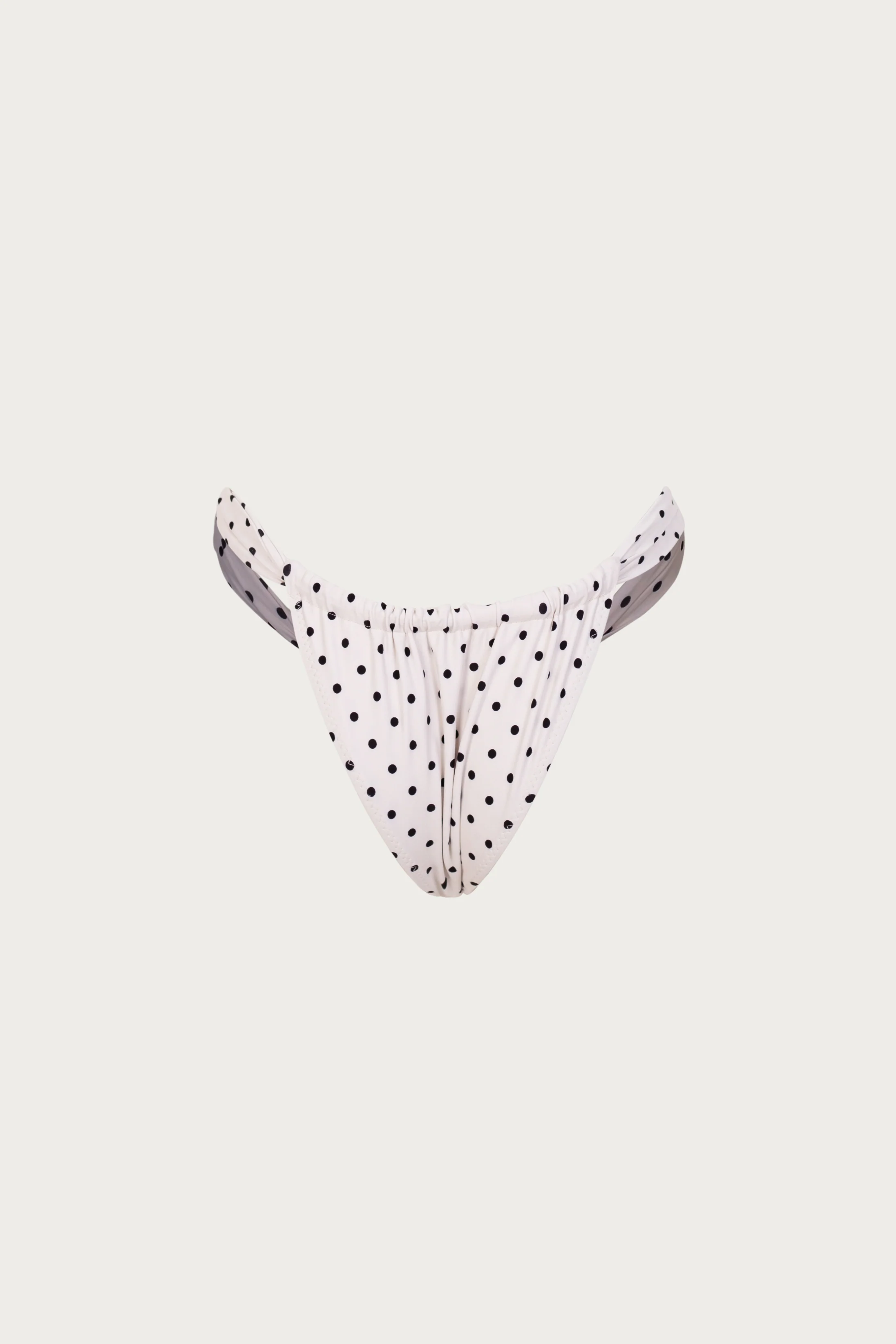 Ruched Bottom (Cream Black Polka Dot) - Image 5