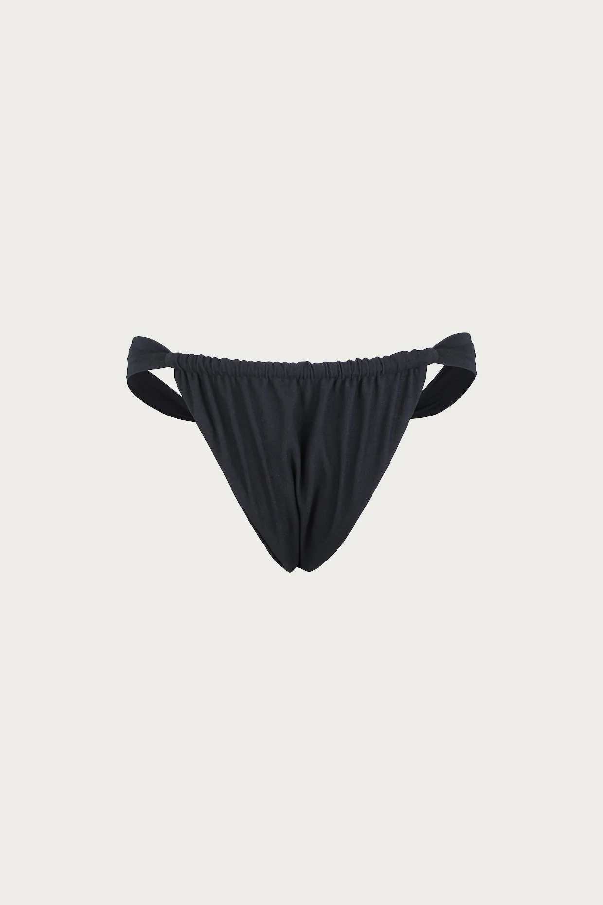 Ruched Bottom (Faux Suede Black) - Image 2