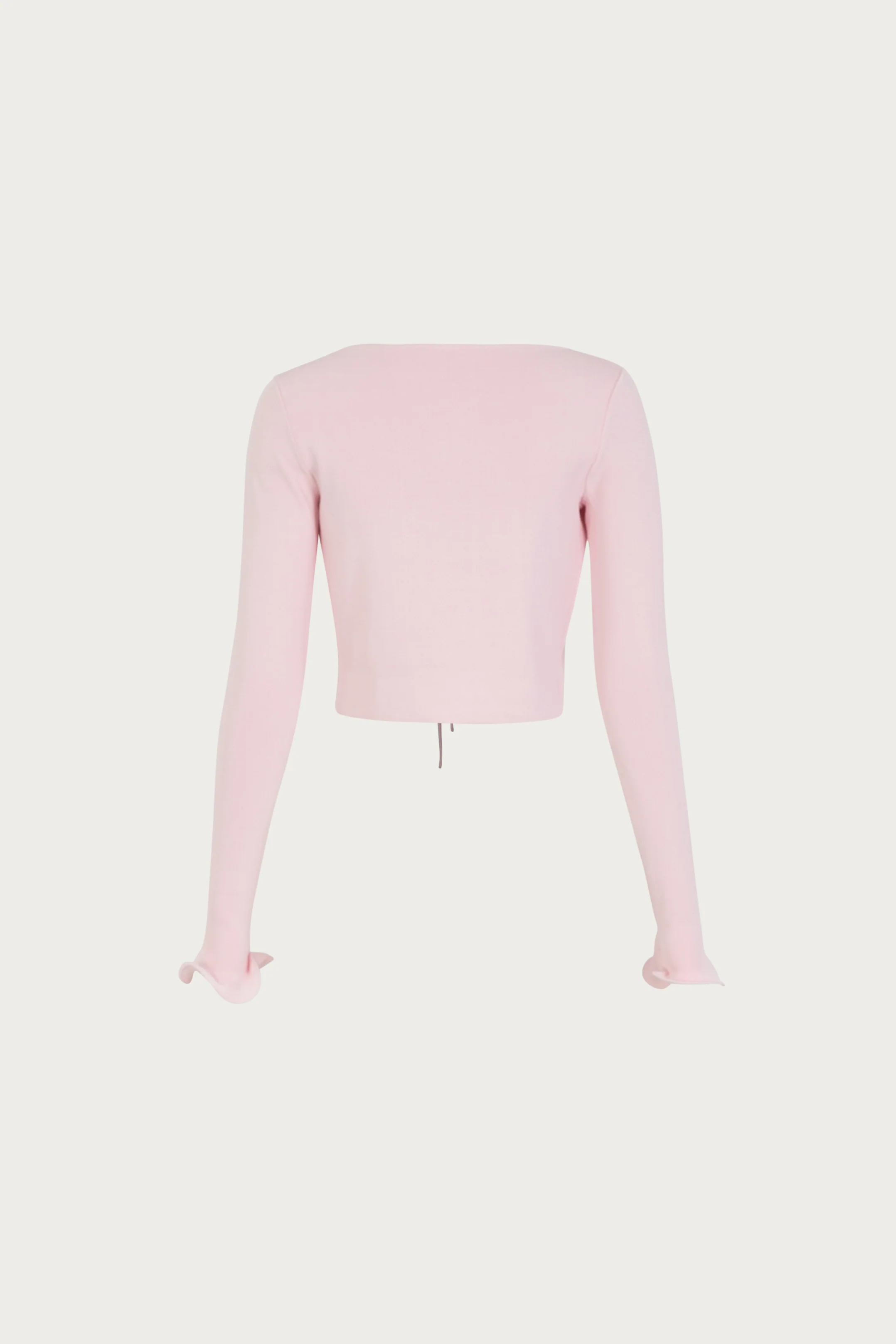 Ruffle Hem Top (Pale Pink) - Image 7