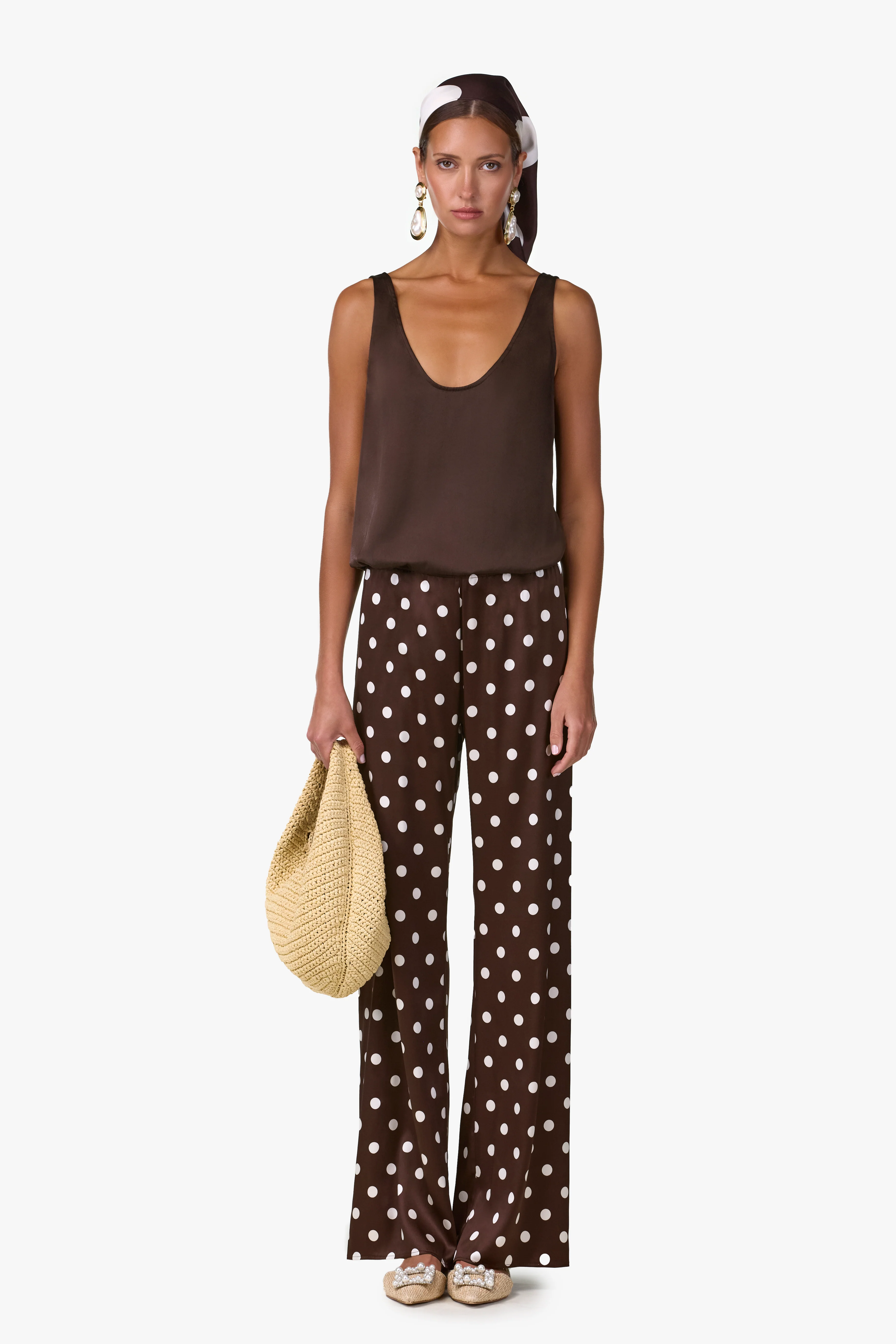 Silk Tank (Chocolate Brown) - Image 3
