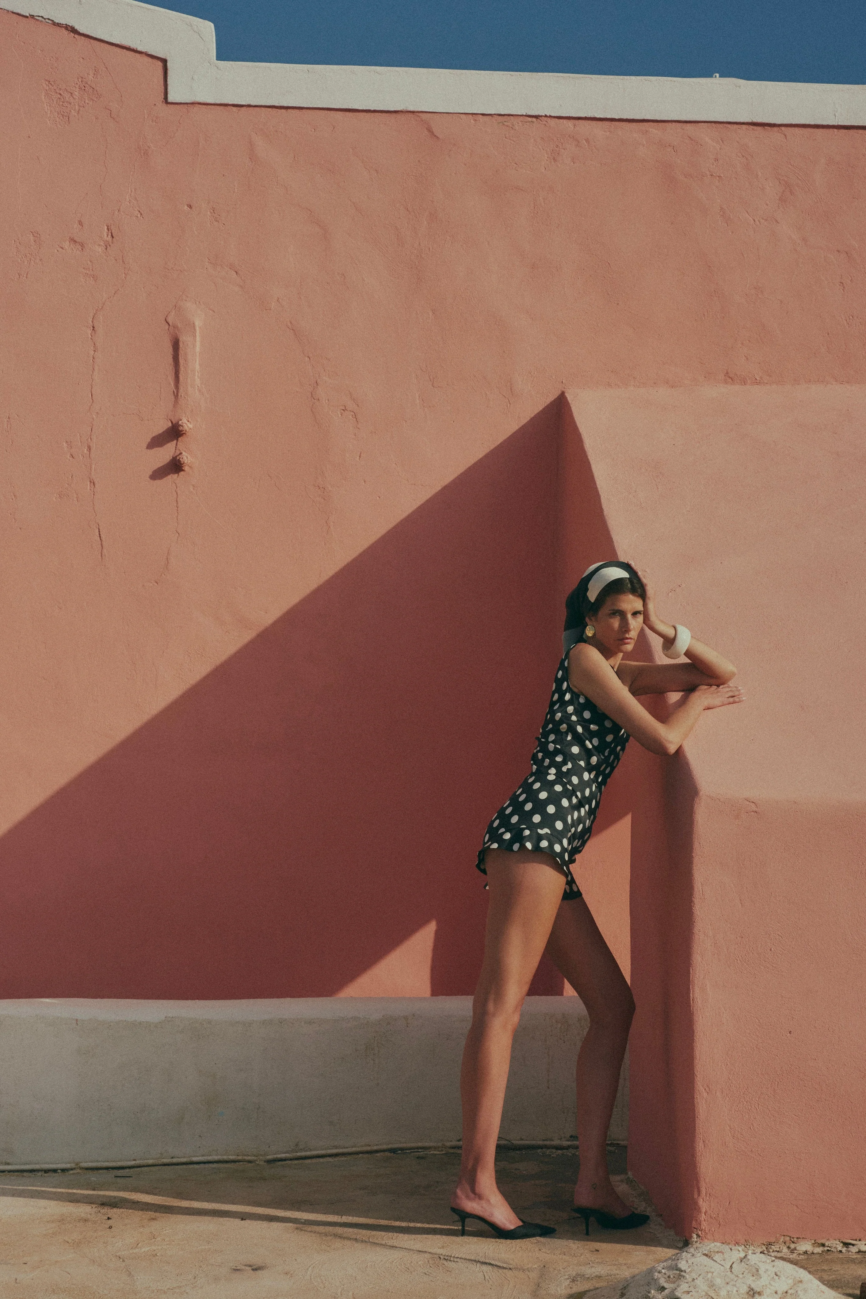 Silk Tank (Black Polka Dot) - Image 4