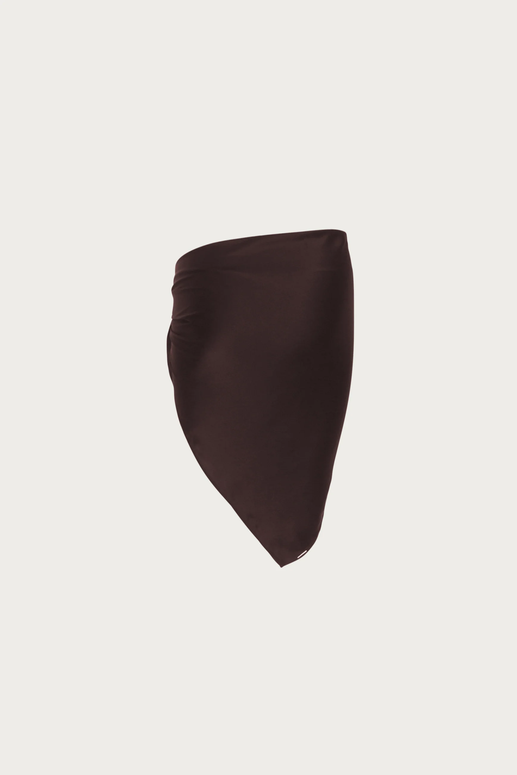 Silk Scarf (Chocolate Brown) - Image 4