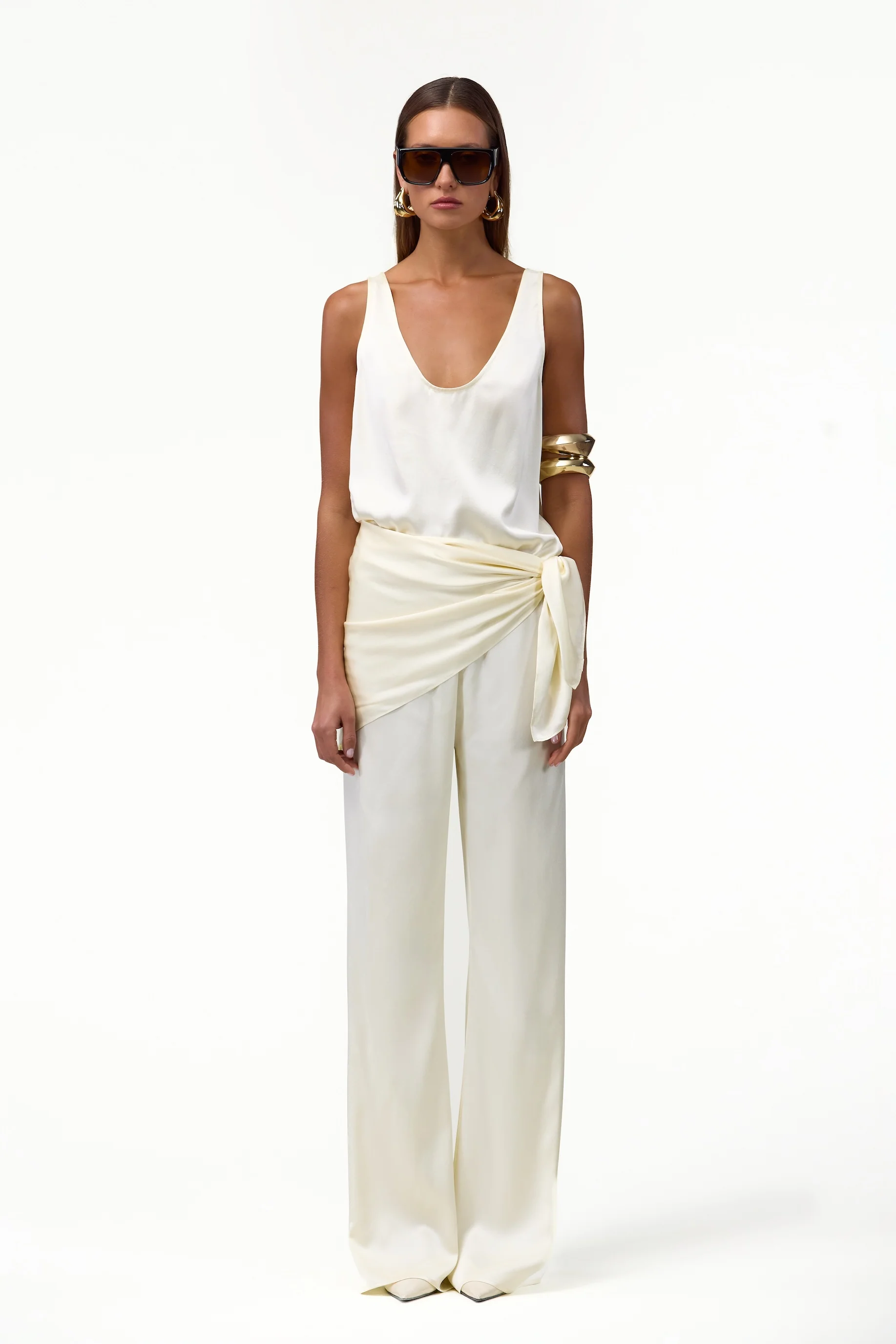 Silk Tank (Cream) - Image 4