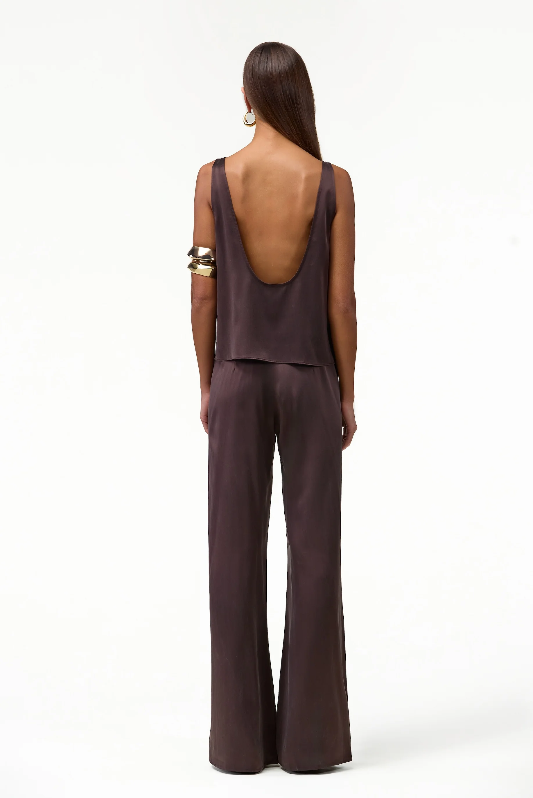 Silk Tank (Chocolate Brown) - Image 8