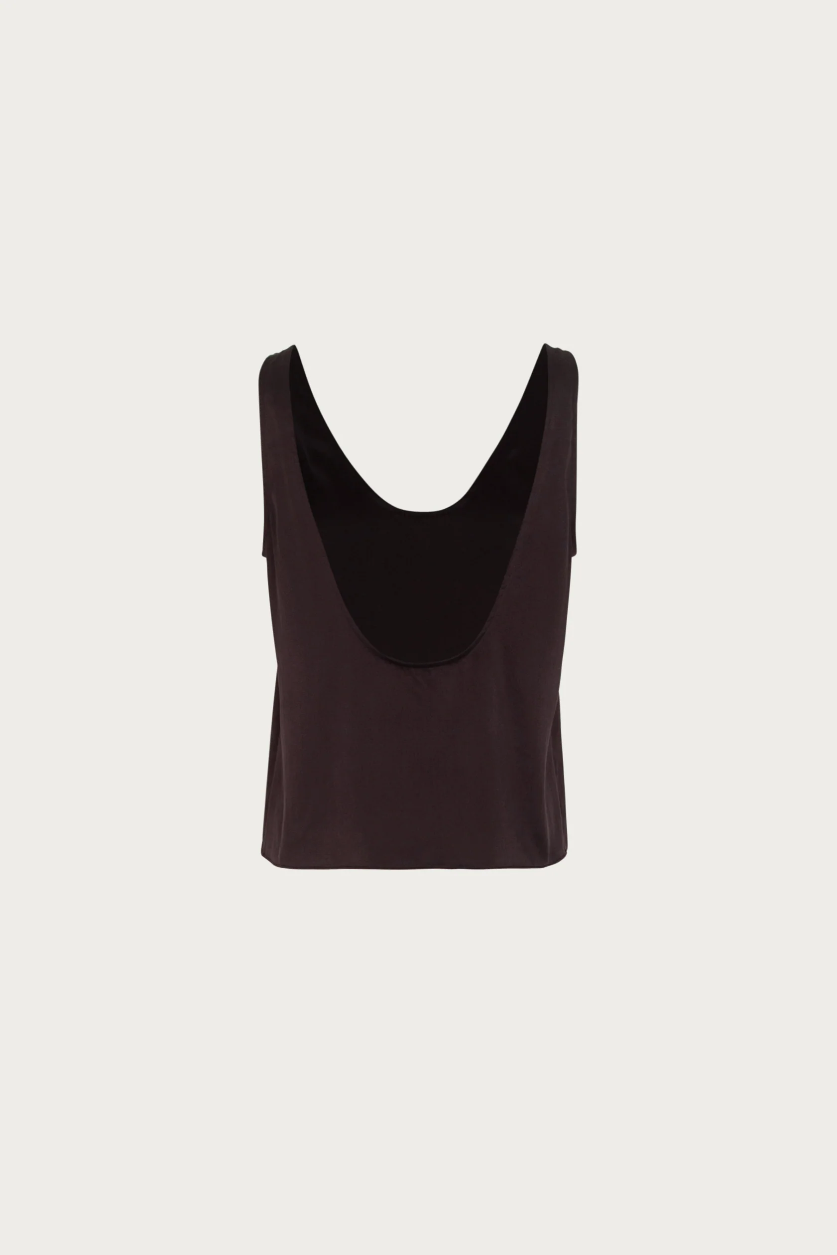 Silk Tank (Chocolate Brown) - Image 9