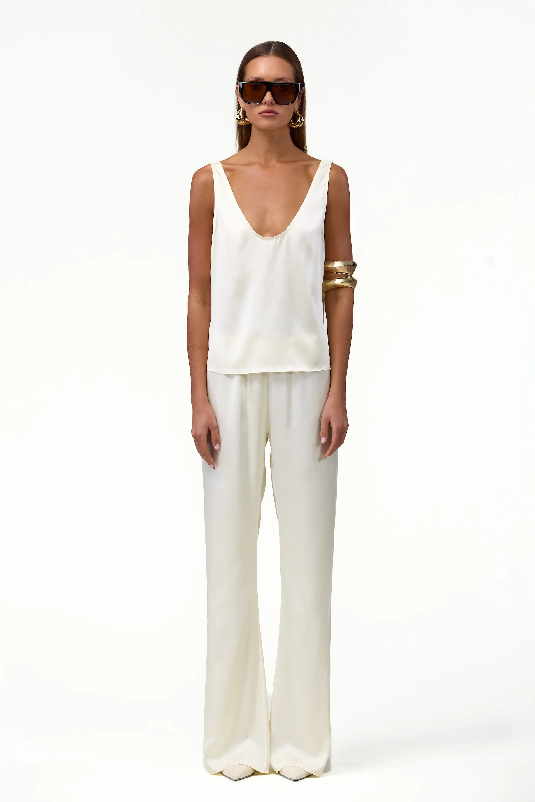 Silk Tank (Cream) - Image 3
