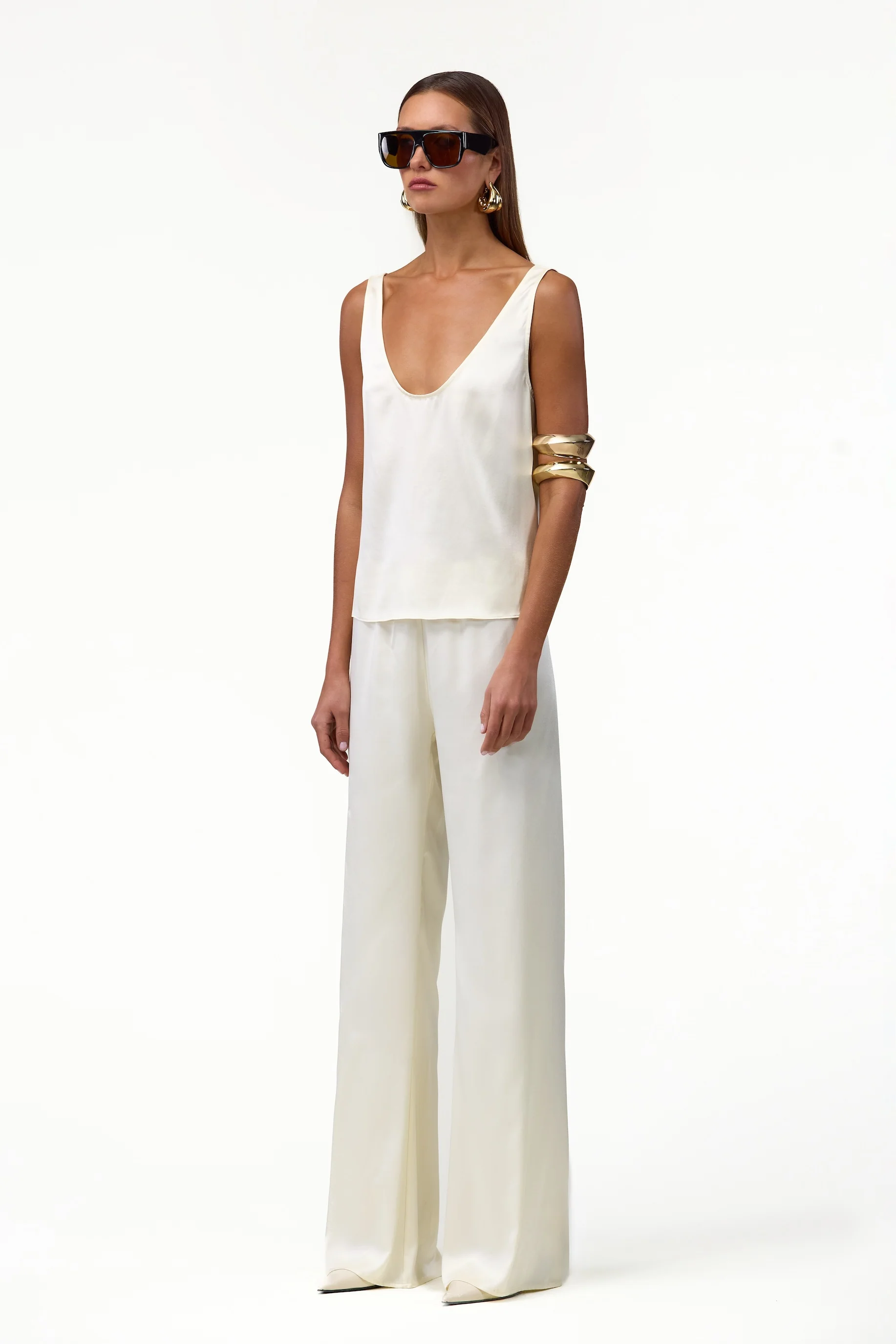 Silk Tank (Cream) - Image 6