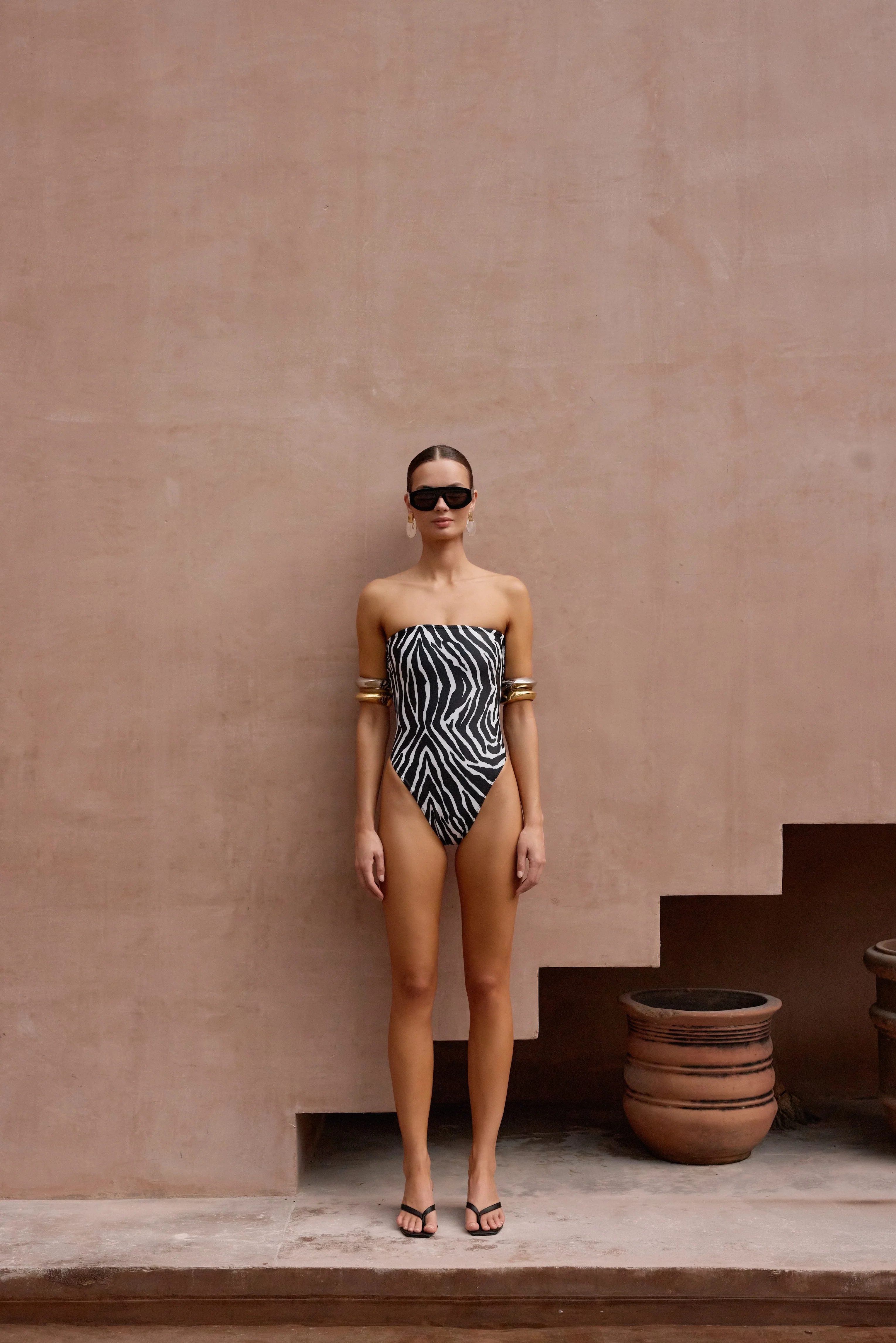 Strapless One Piece (Zebra) - Image 5