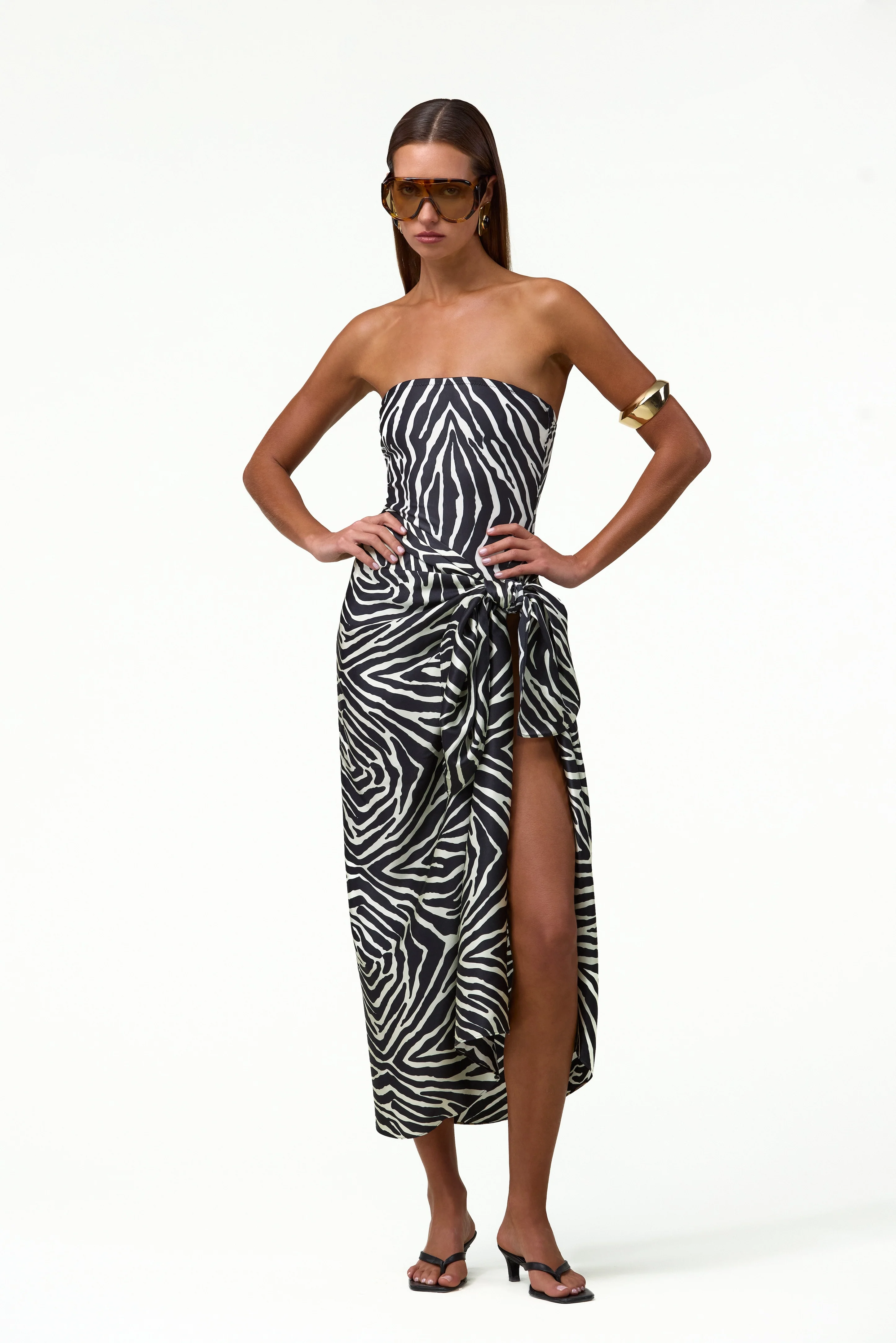 Strapless One Piece (Zebra) - Image 8