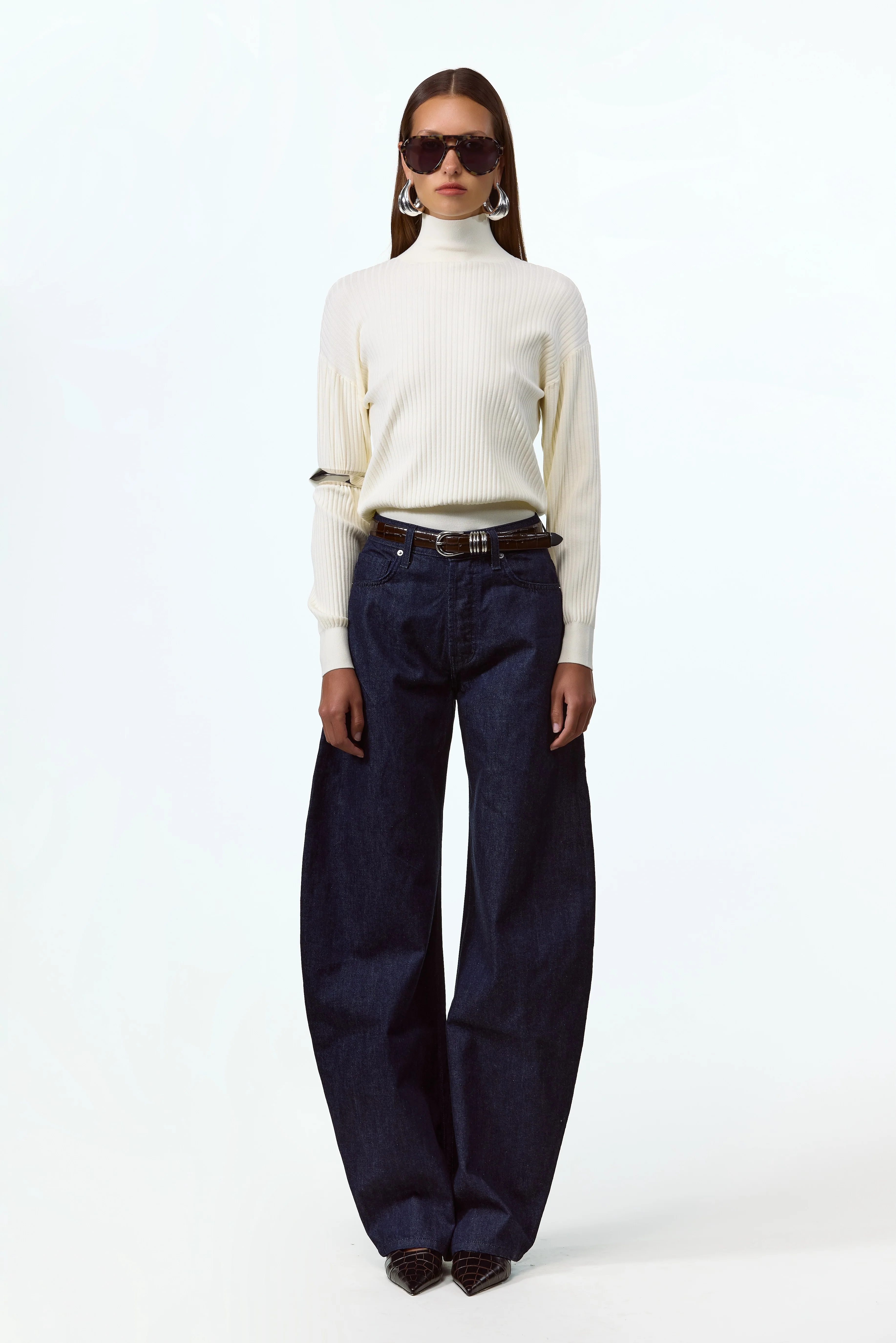 The Barrel Jean (Dark Indigo) - Image 3