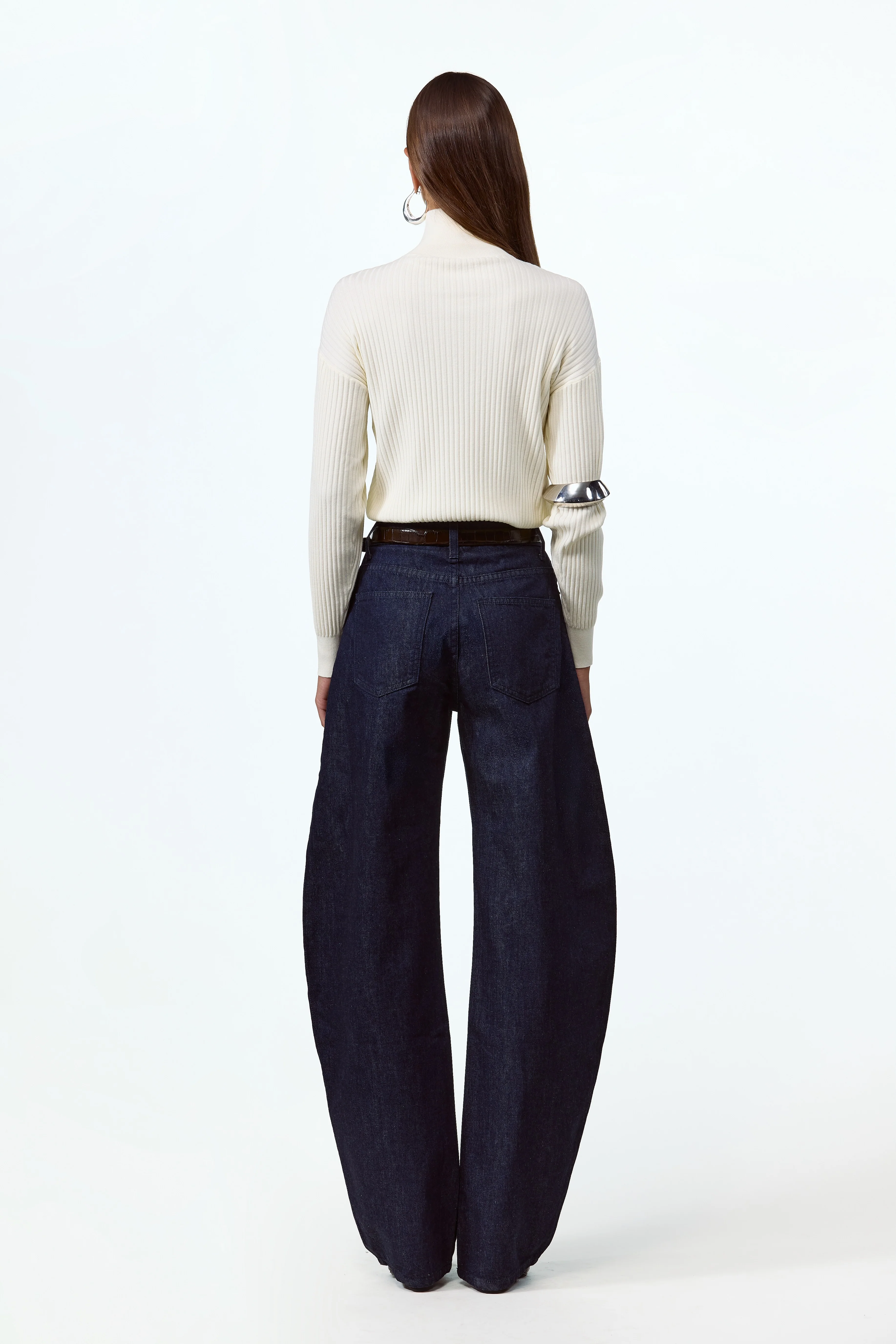 The Barrel Jean (Dark Indigo) - Image 5