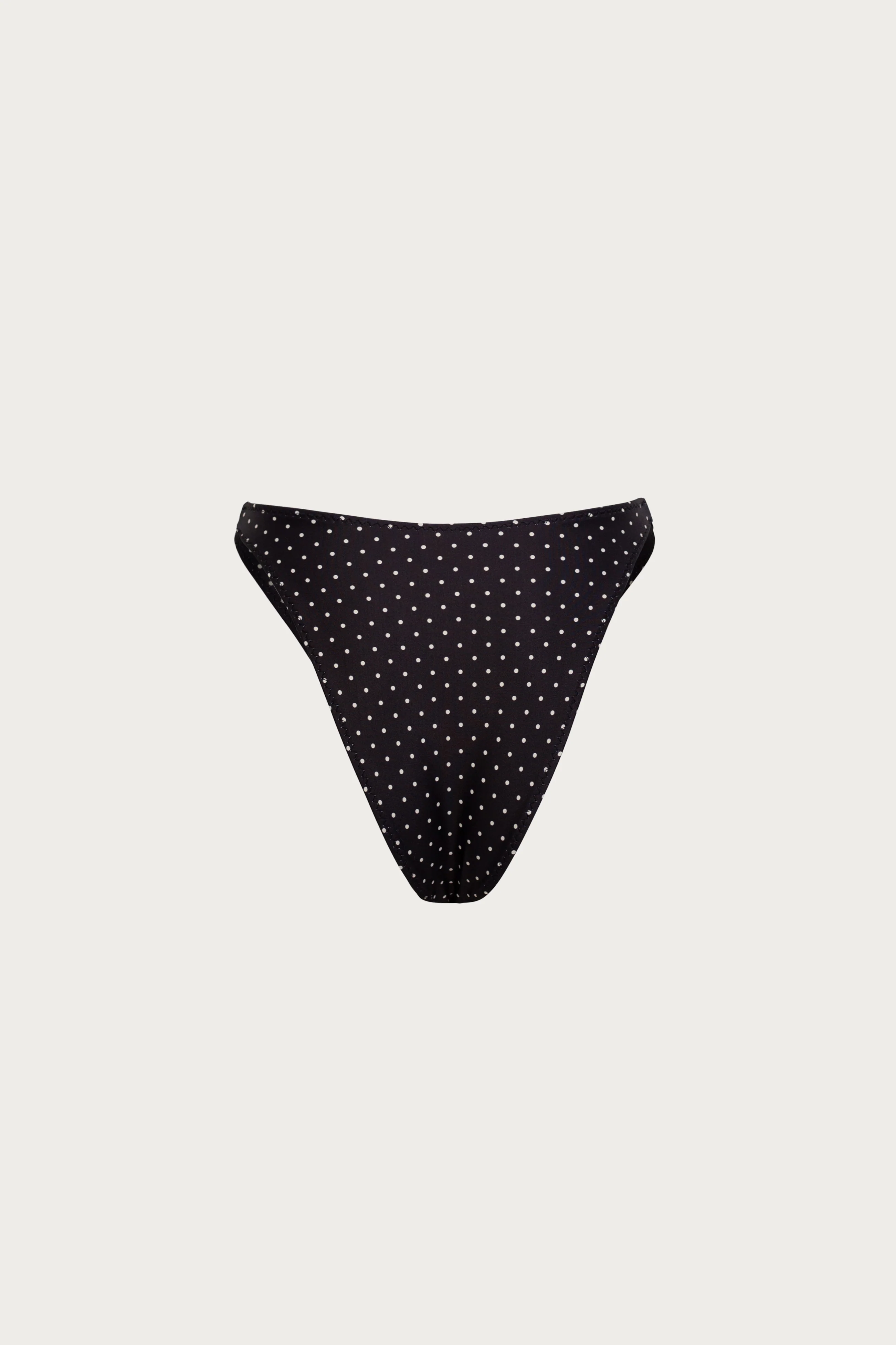 The Grace Bottom (Black Cream Polka Dot) - Image 2