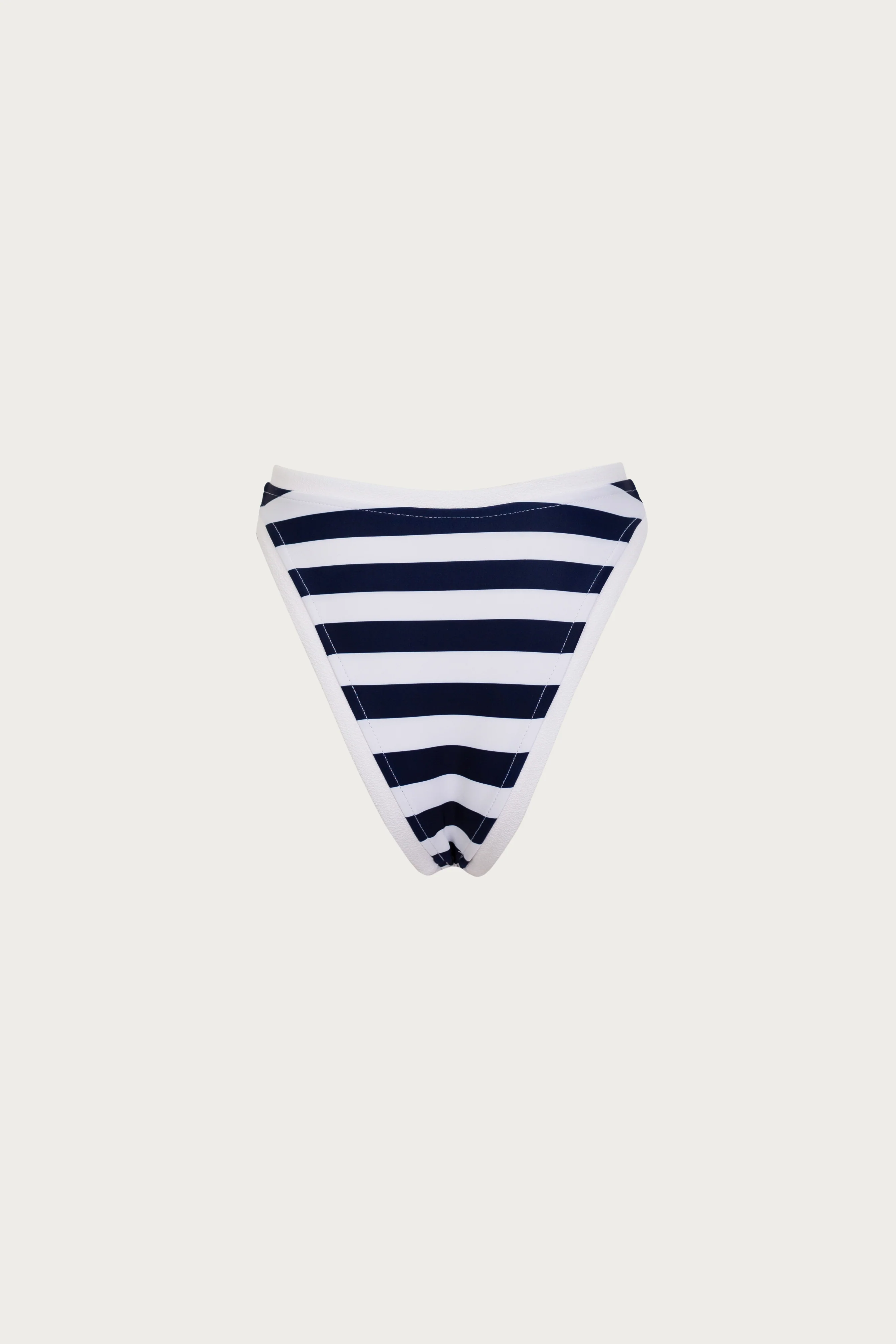 The Grace Bottom (Navy Cream Stripe/White) - Image 3