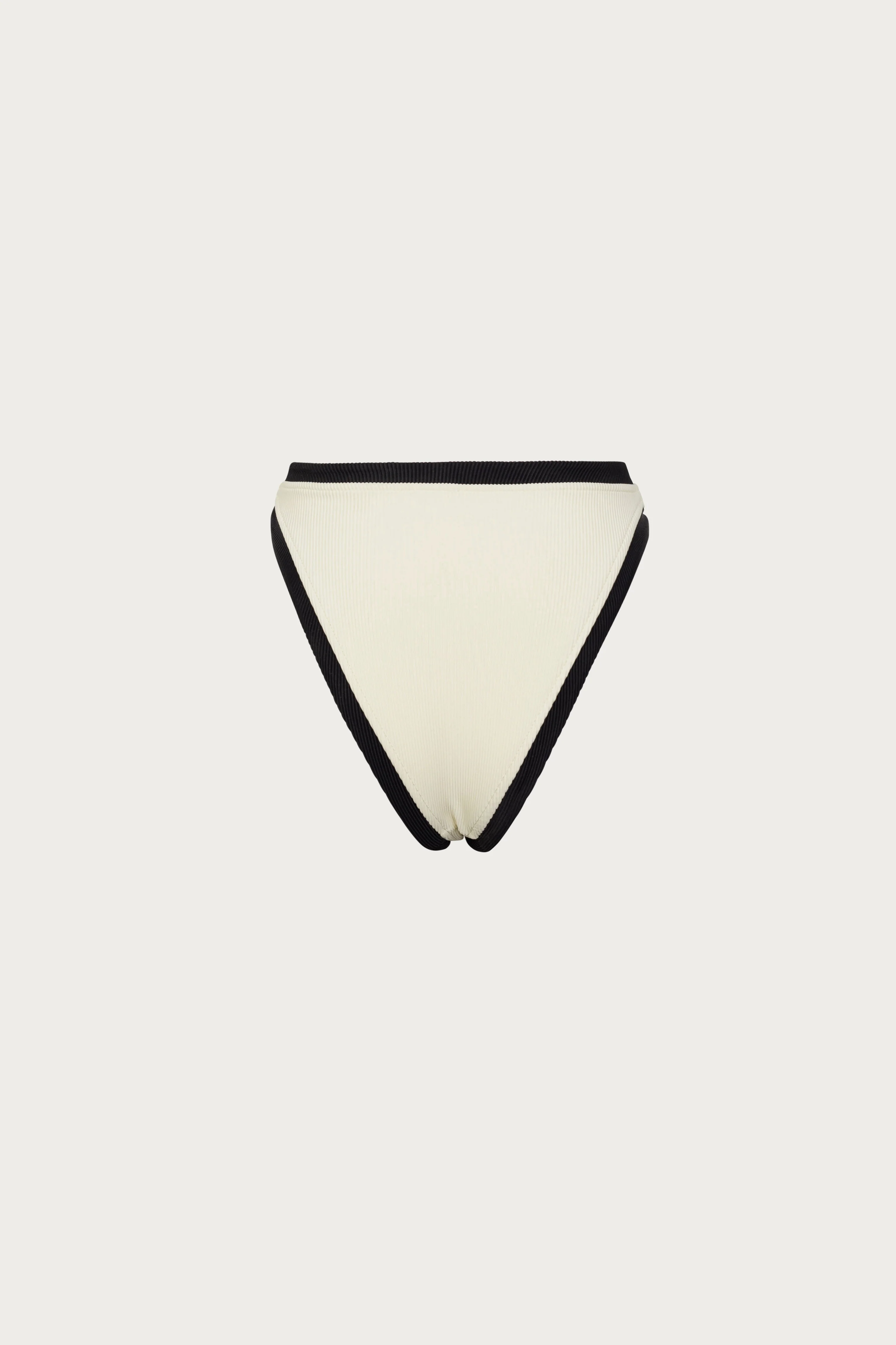 The Grace Bottom (Ribbed Cream/Black) - Image 5