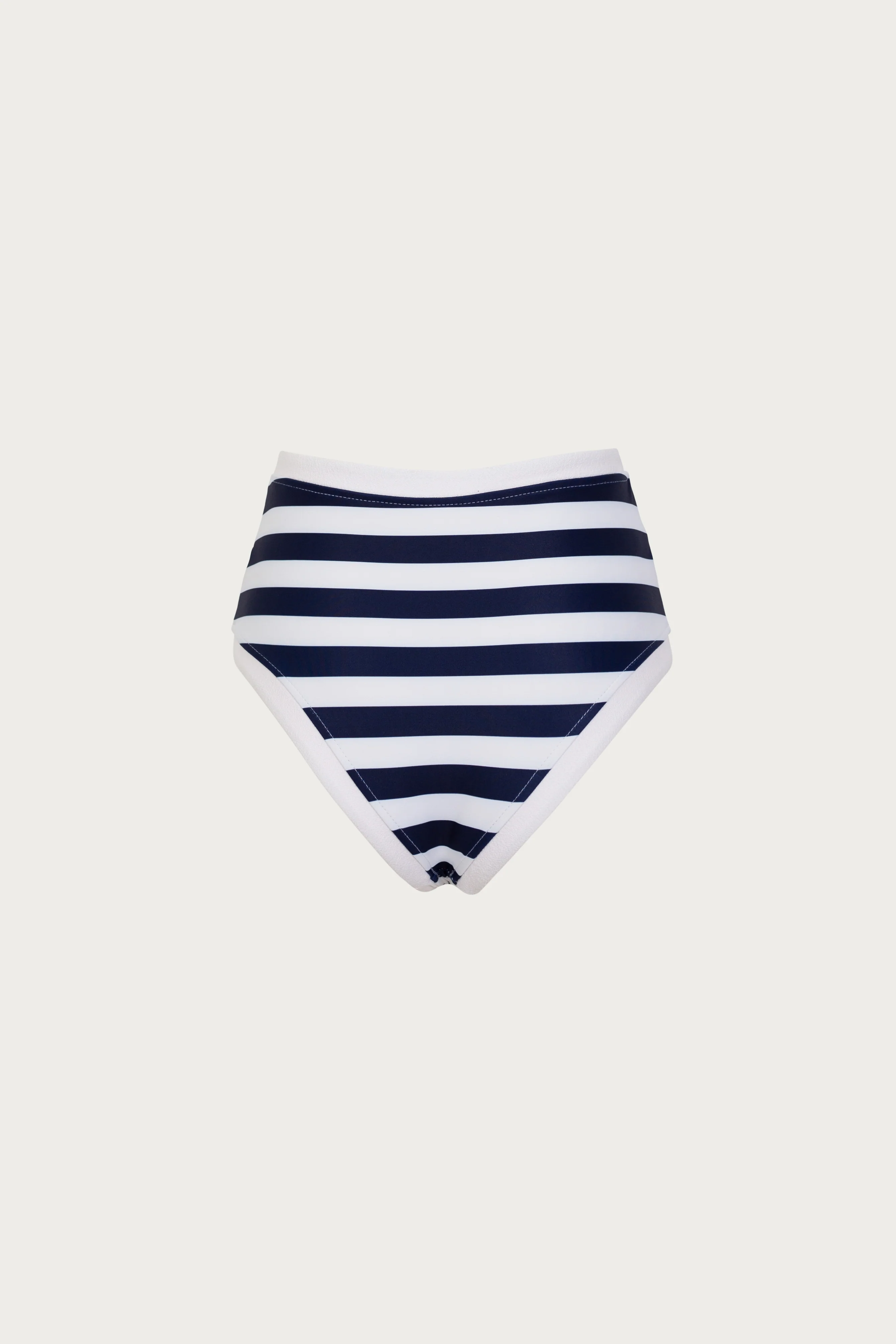 The Grace High Rise (Navy Cream Stripe/White) - Image 3