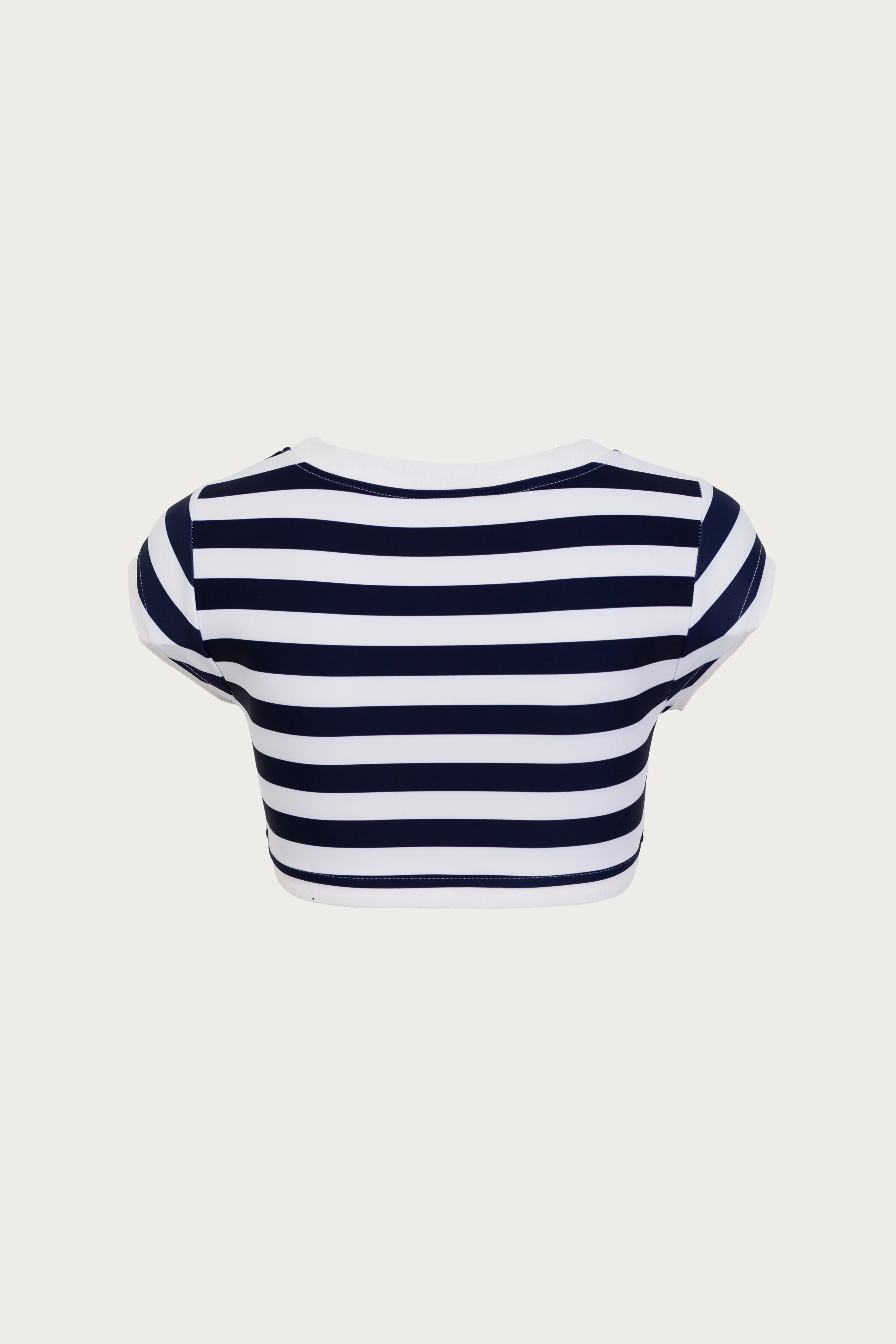 The Grace Top (Navy Cream Stripe/White) - Image 3