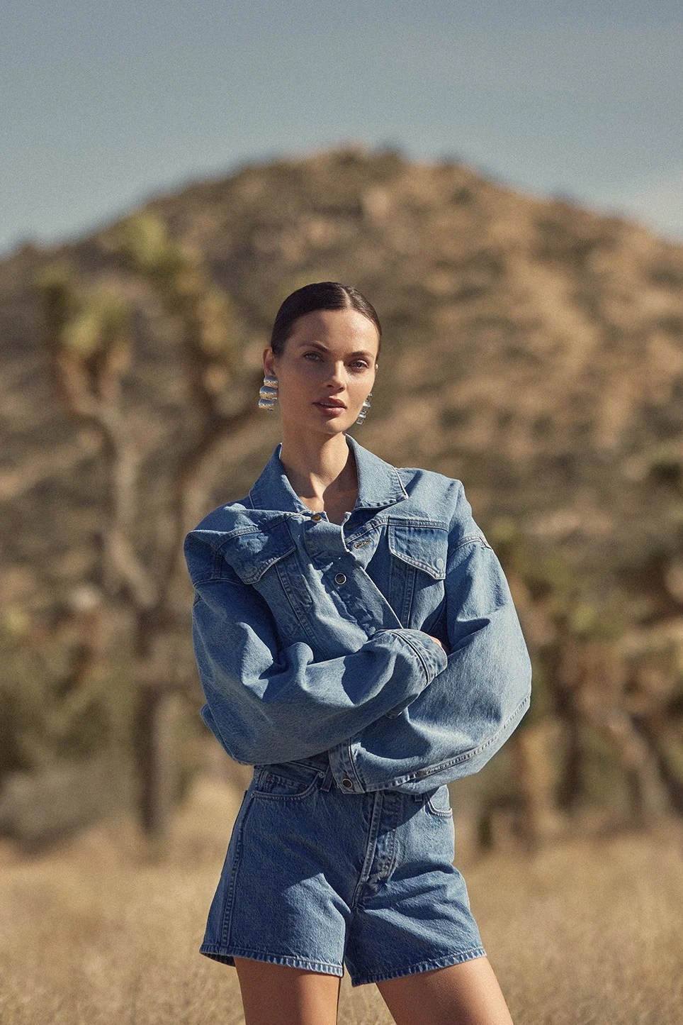 The Perfect Denim Jacket (Classic Blue) - Image 2