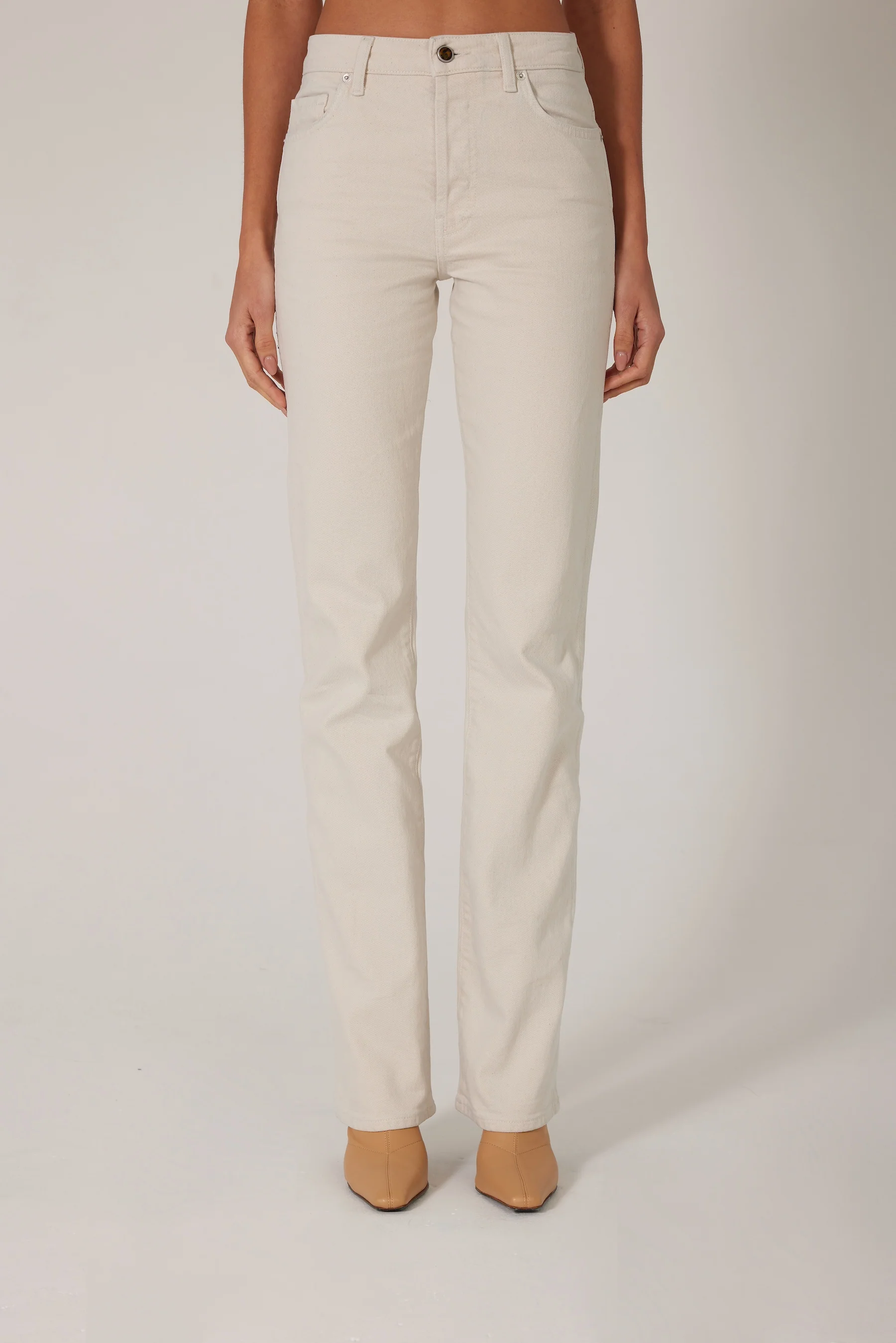 The High Rise Jean (Off White) - Image 4