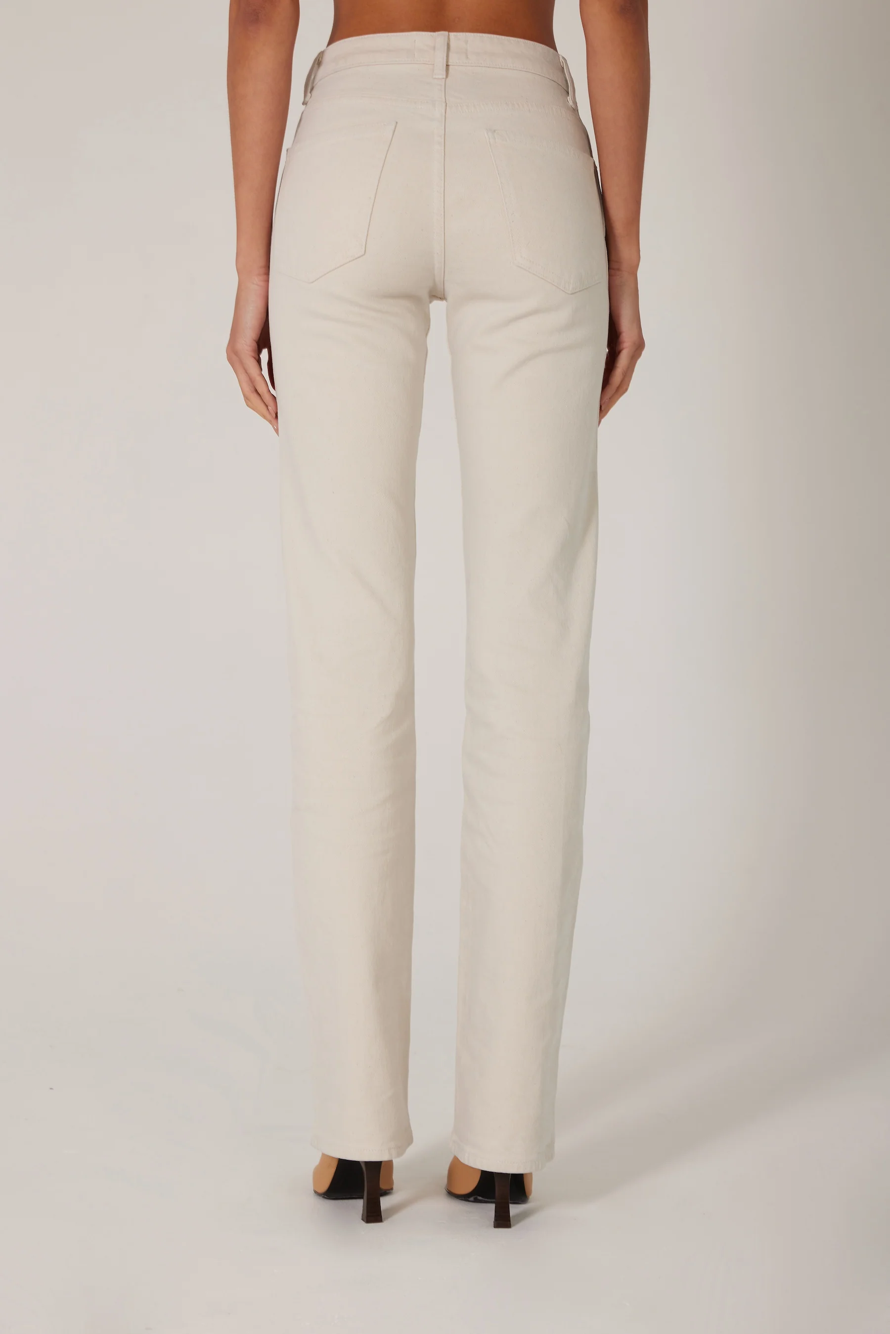 The High Rise Jean (Off White) - Image 6