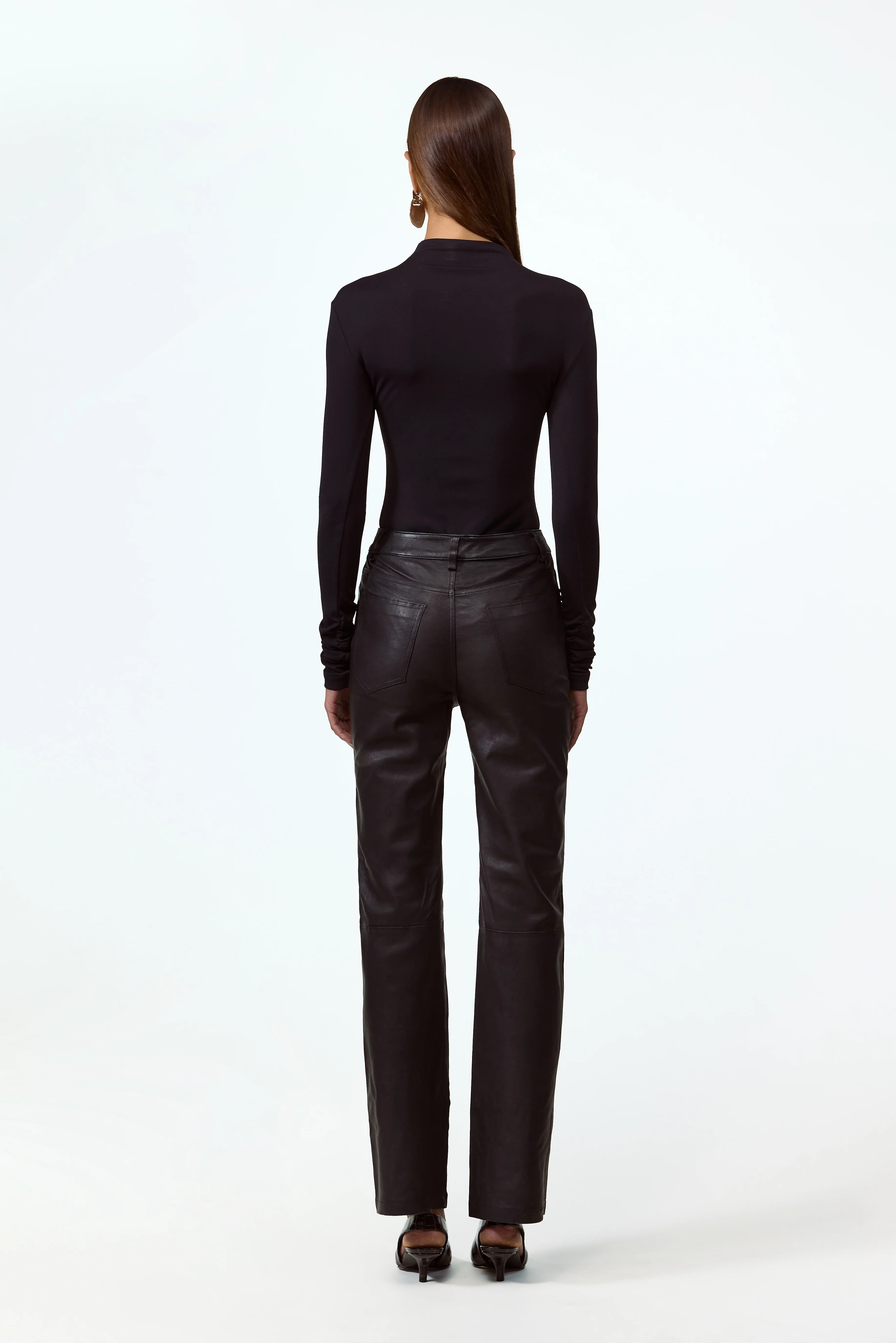 The Perfect Leather Pant (Black) - Image 4