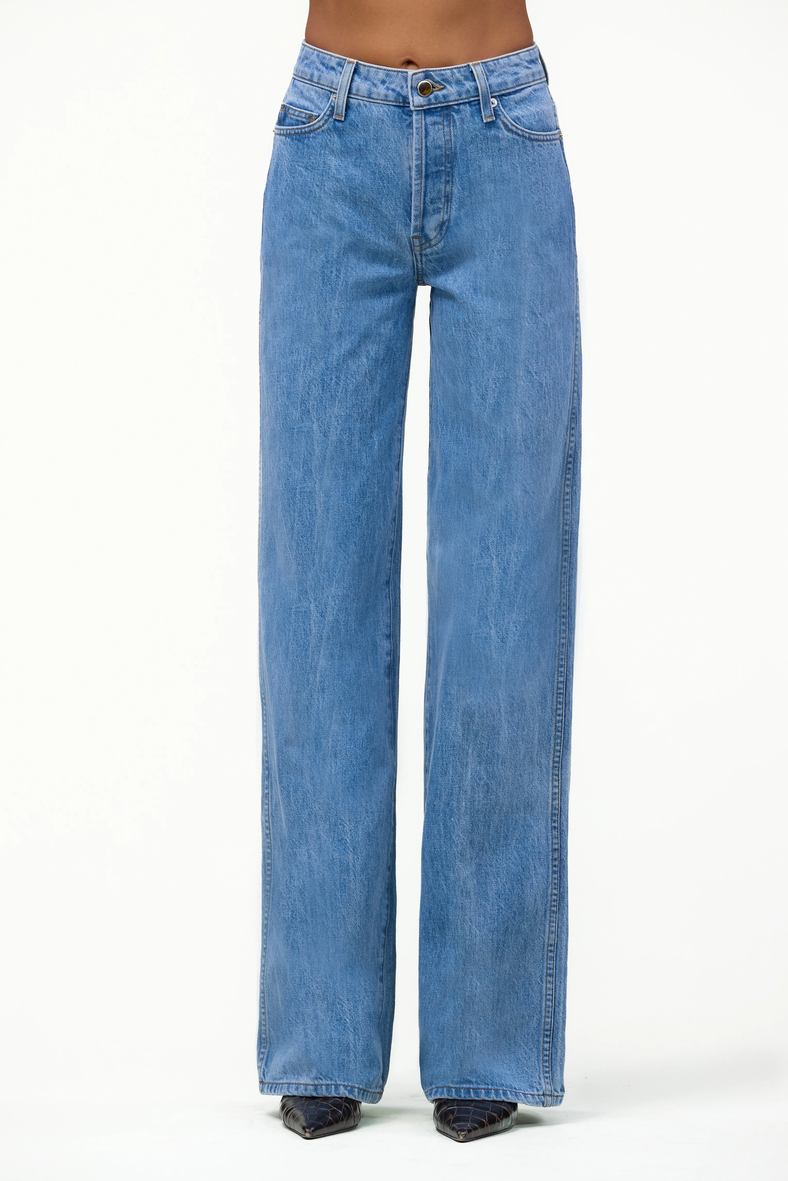 The Wide Leg Jean (Classic Blue) - Image 2