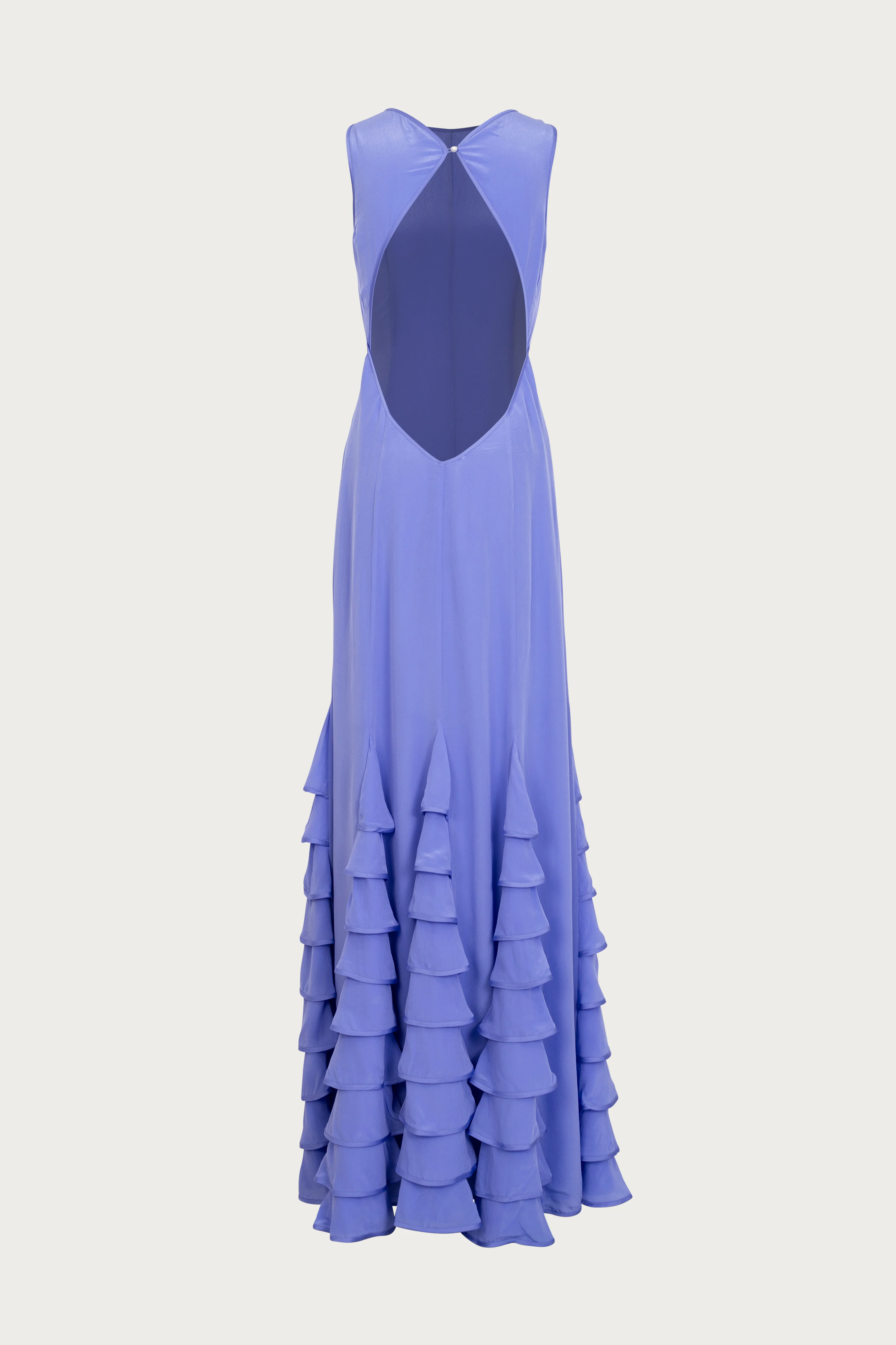 Tiered Chiffon Gown (Periwinkle) - Image 7