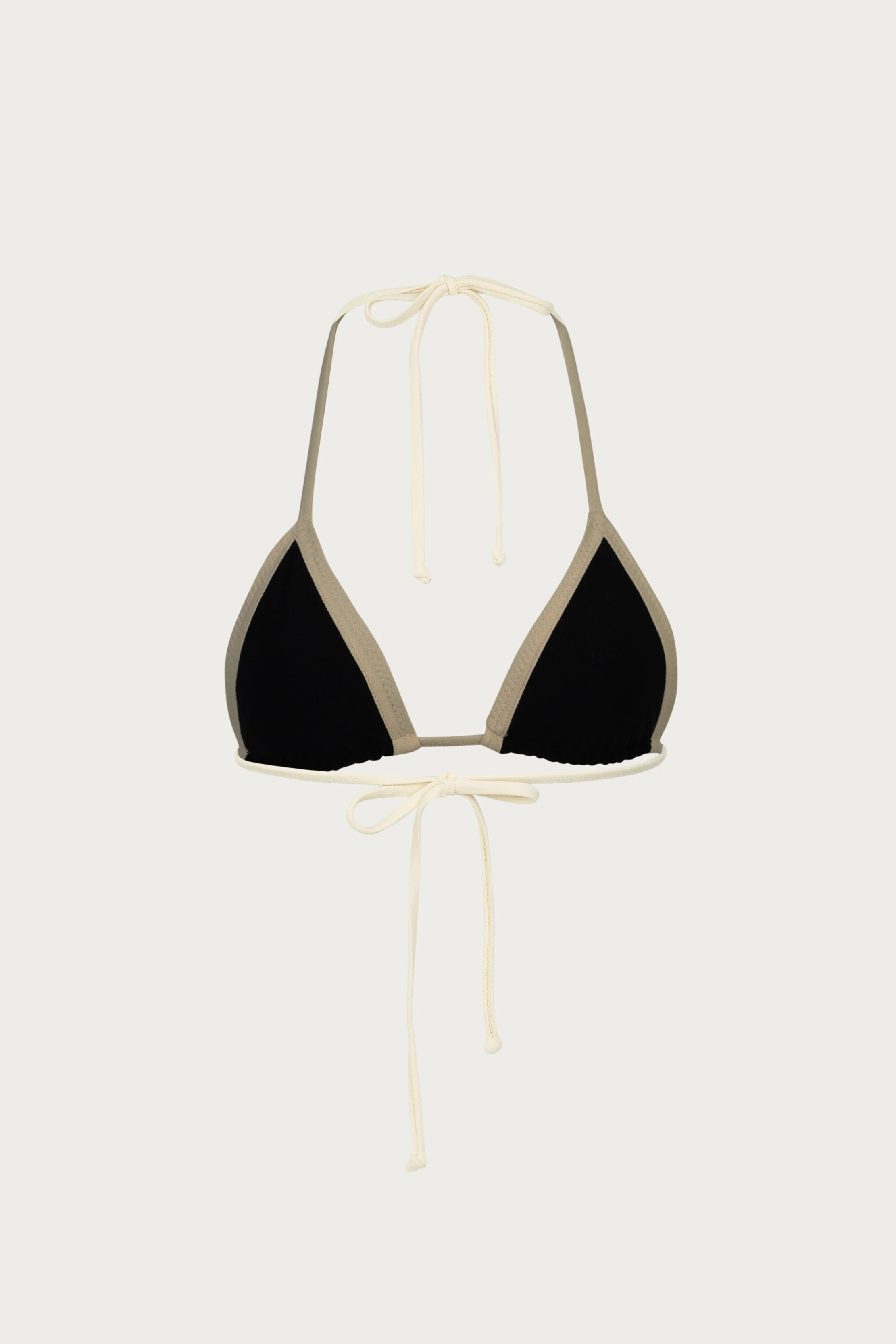 Triangle Top (Faux Suede Black/Cream) - Image 6