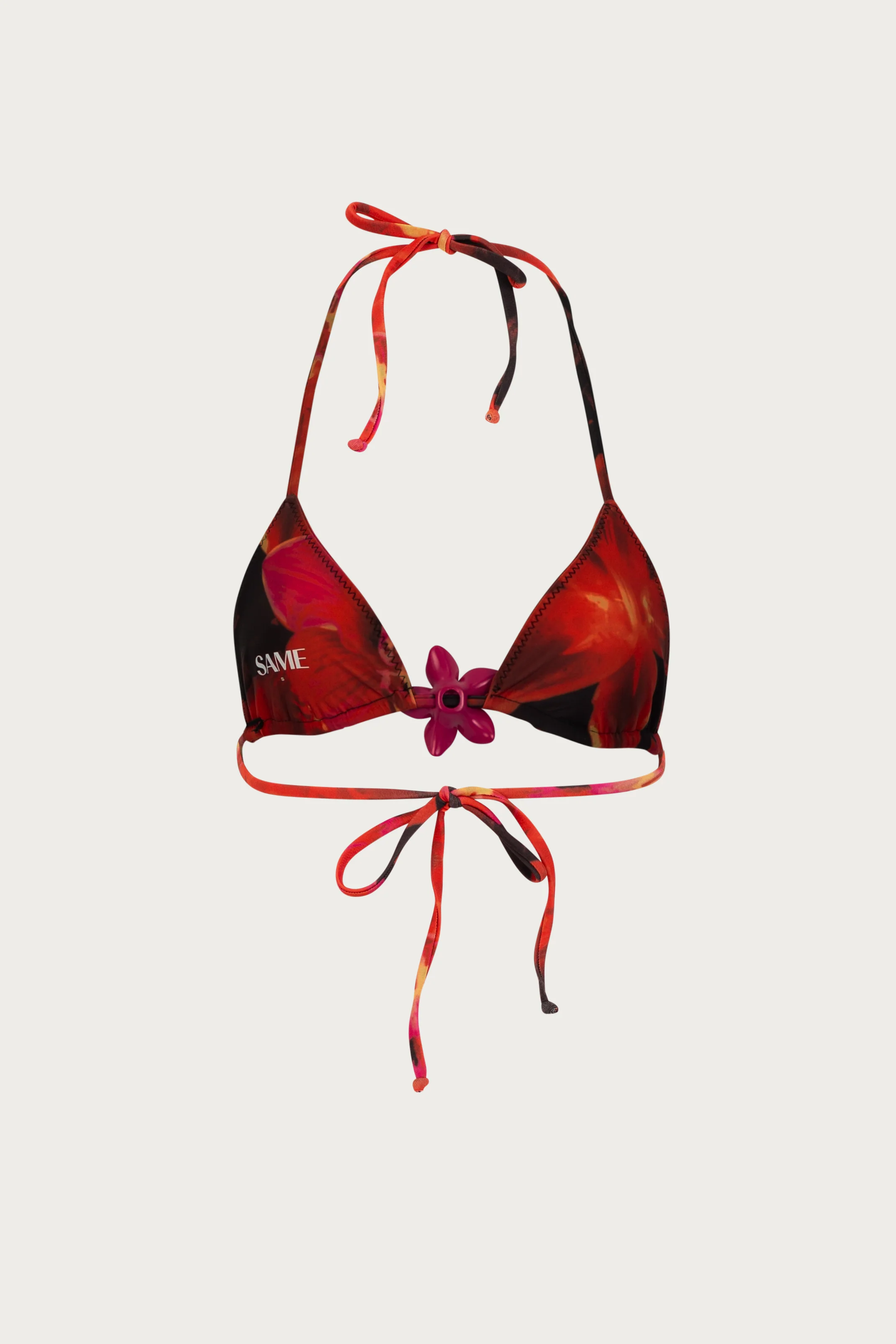 Island Triangle Top (Red Tropical) - Image 6
